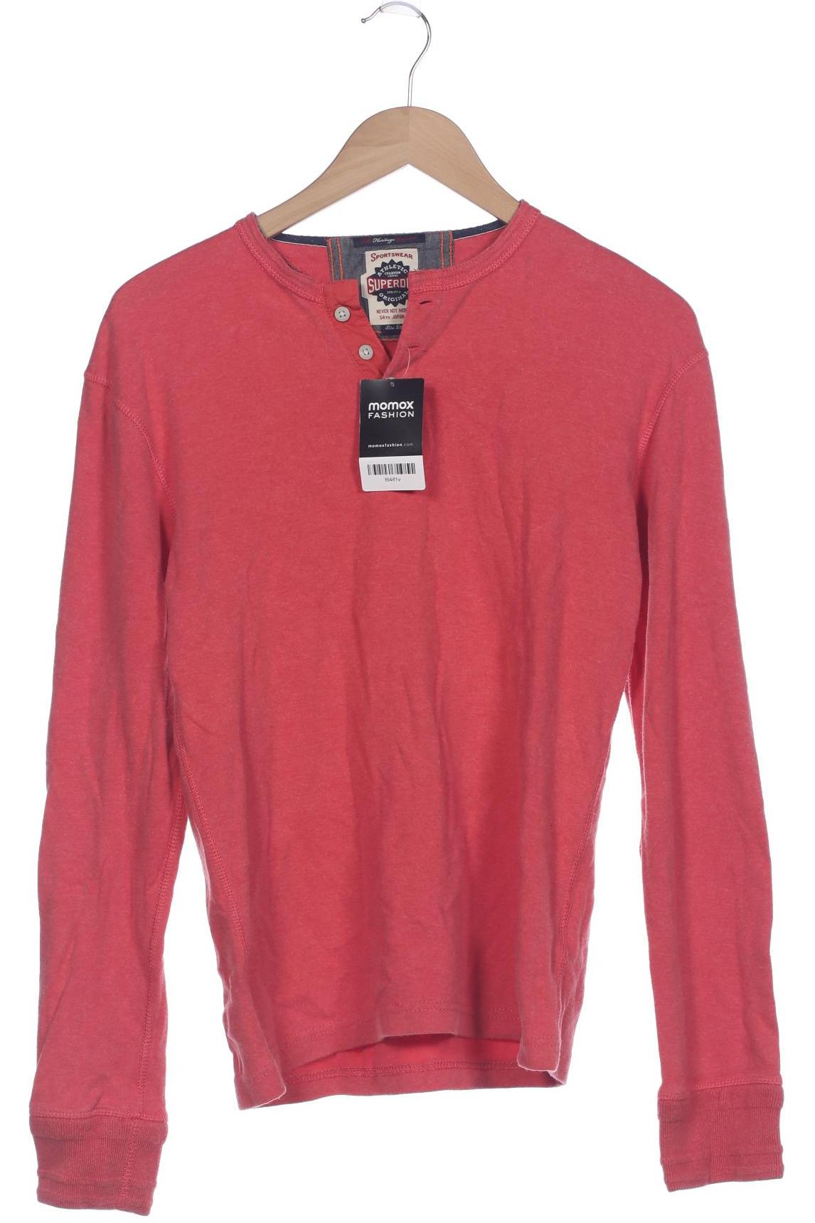 

Superdry Herren Langarmshirt, pink