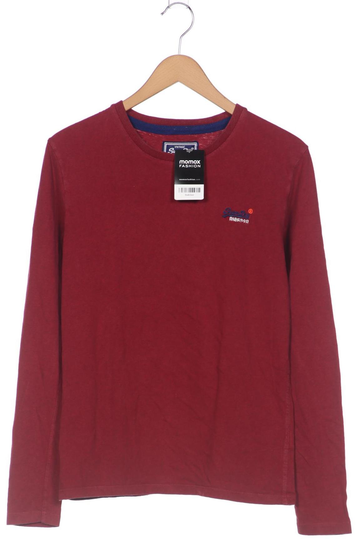 

Superdry Herren Langarmshirt, bordeaux, Gr. 48