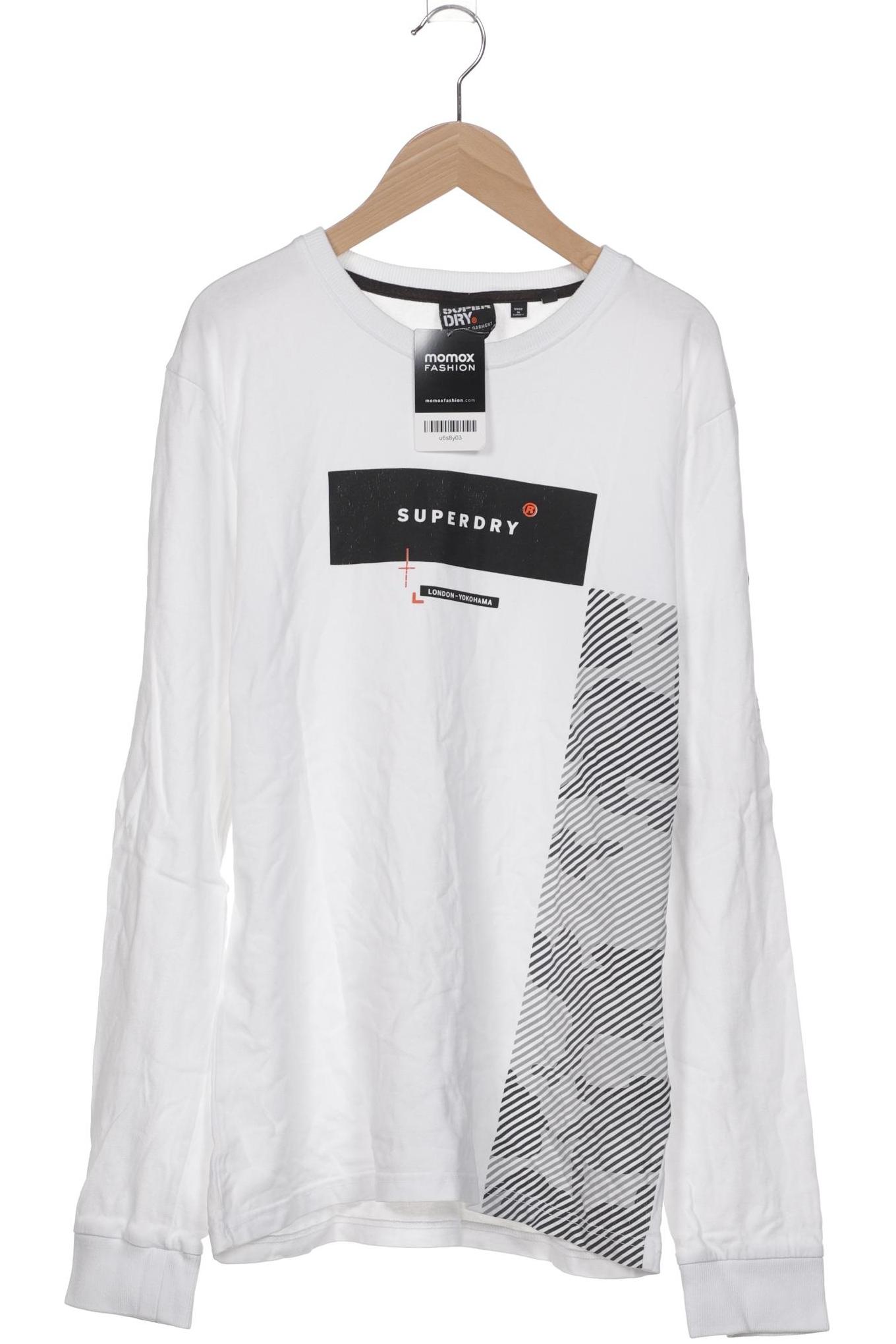

Superdry Herren Langarmshirt, weiß, Gr. 52