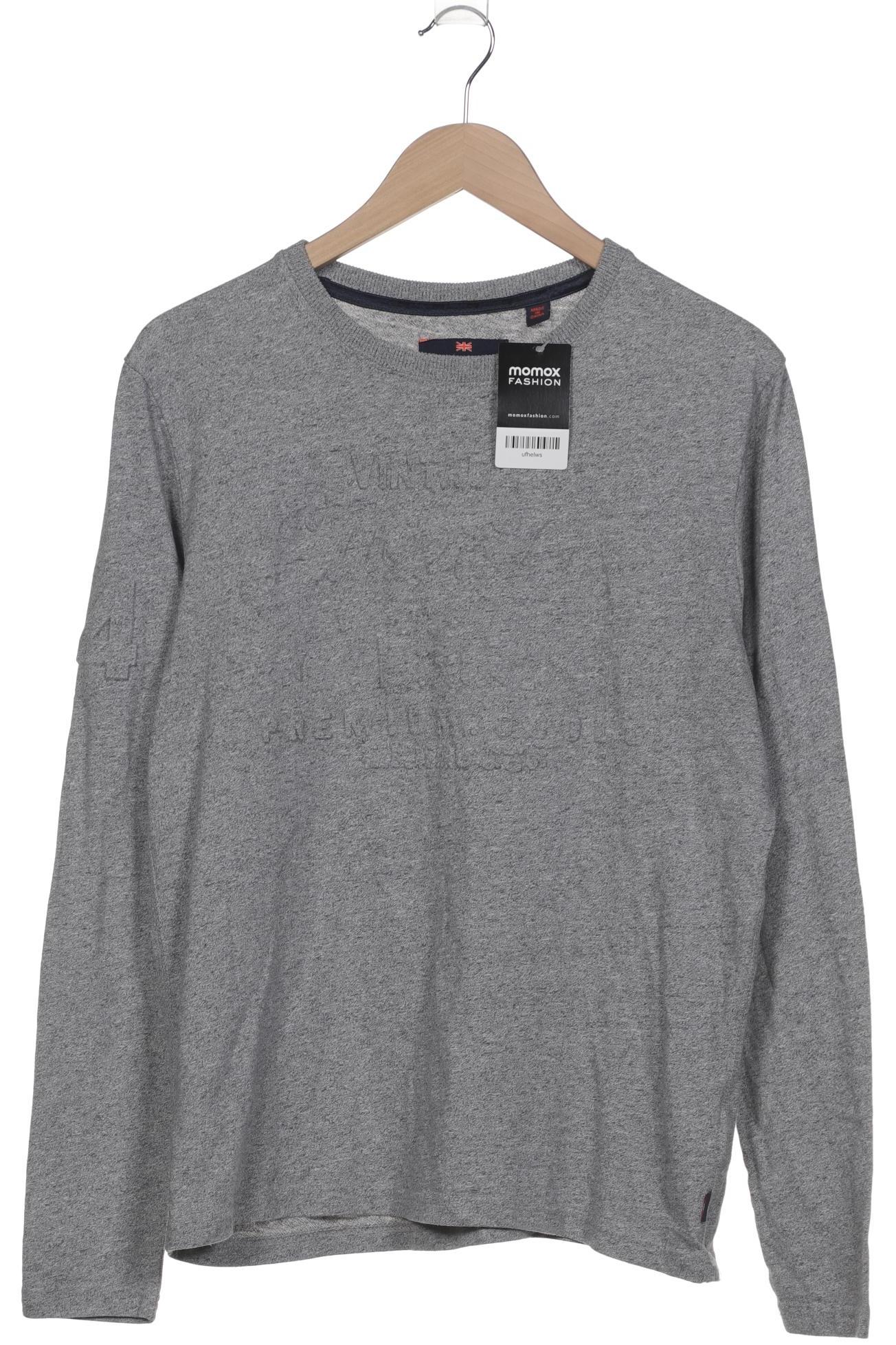 

Superdry Herren Langarmshirt, grau, Gr. 52