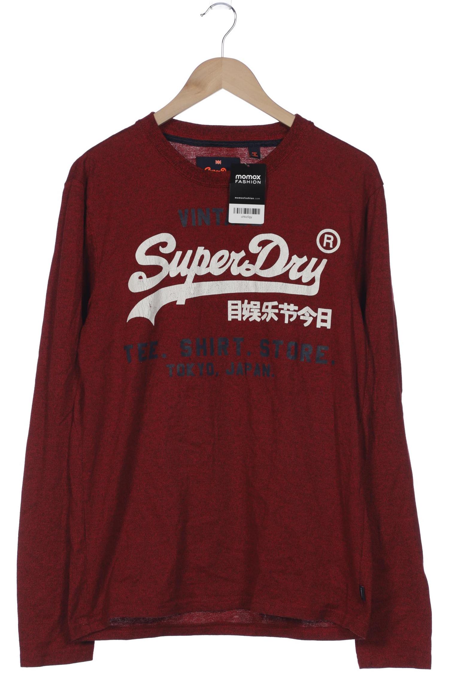 

Superdry Herren Langarmshirt, rot
