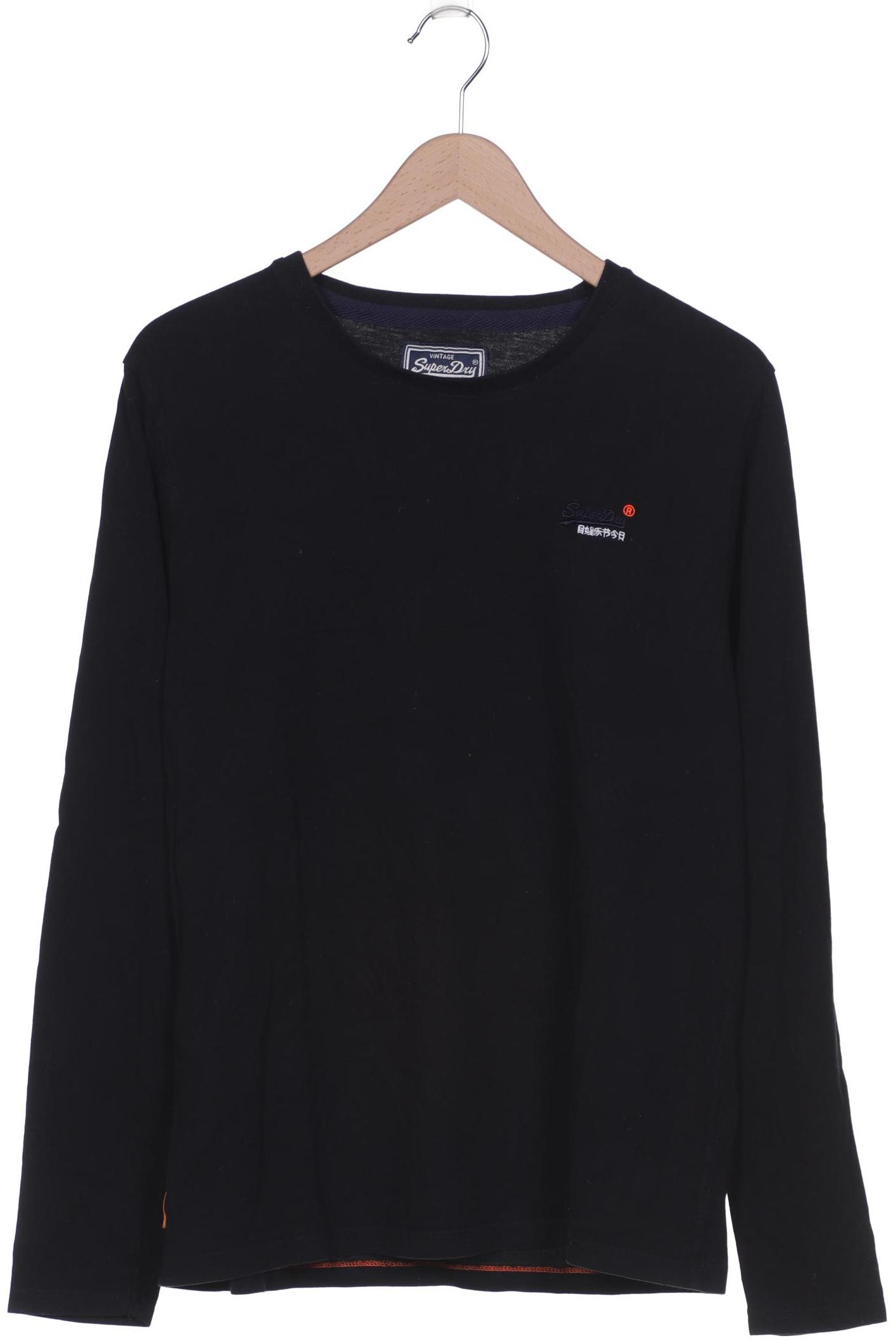 

Superdry Herren Langarmshirt, schwarz