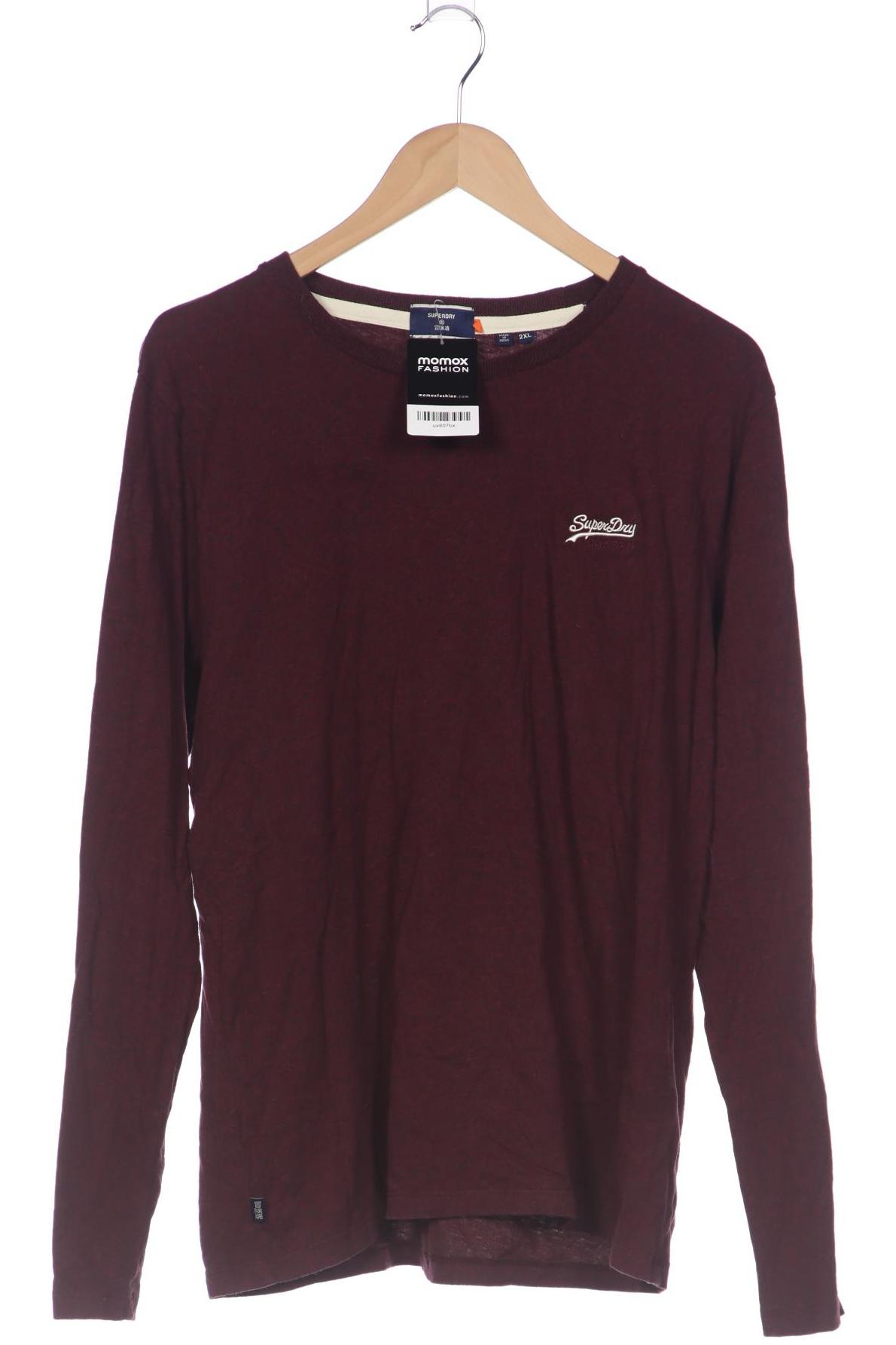 

Superdry Herren Langarmshirt, bordeaux, Gr. 56