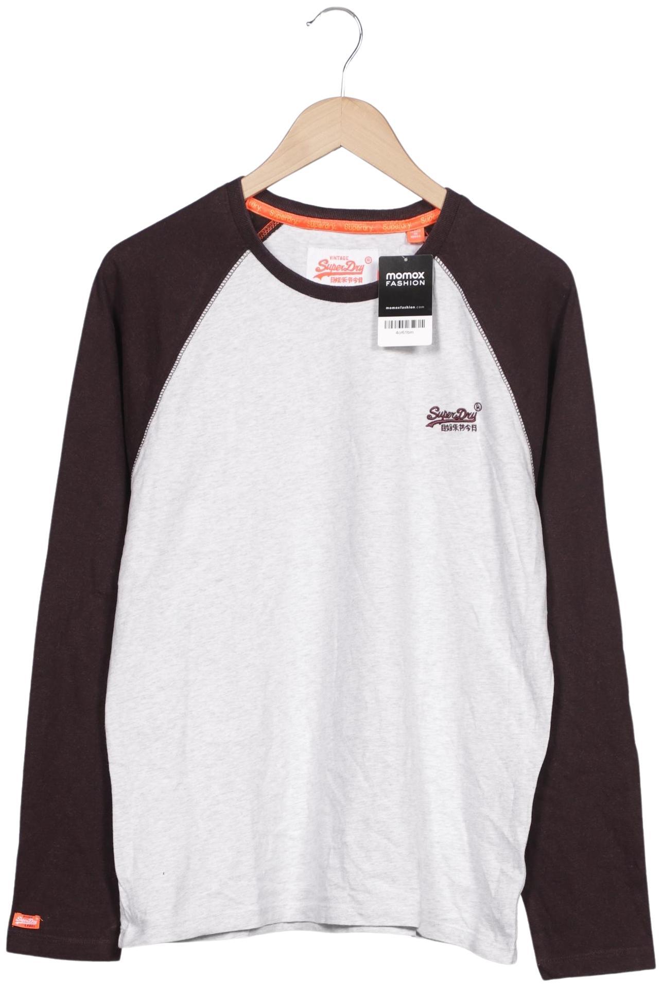 

Superdry Herren Langarmshirt, grau, Gr. 52