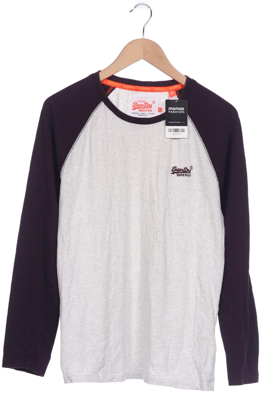 

Superdry Herren Langarmshirt, weiß, Gr. 54