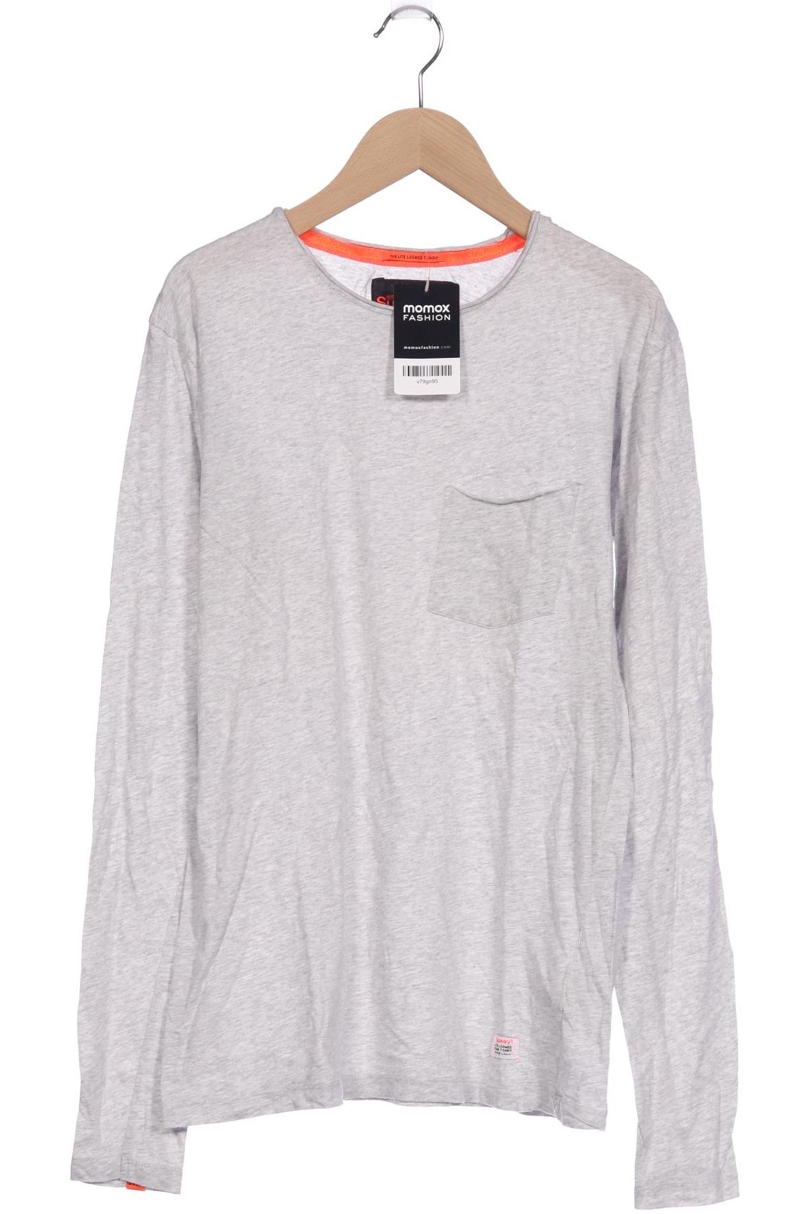 

Superdry Herren Langarmshirt, grau, Gr. 46