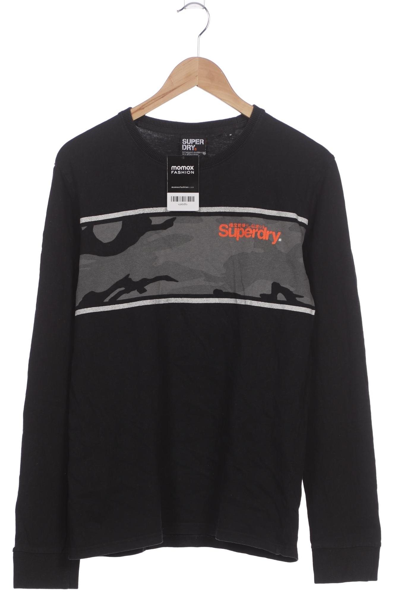 

Superdry Herren Langarmshirt, schwarz, Gr. 48