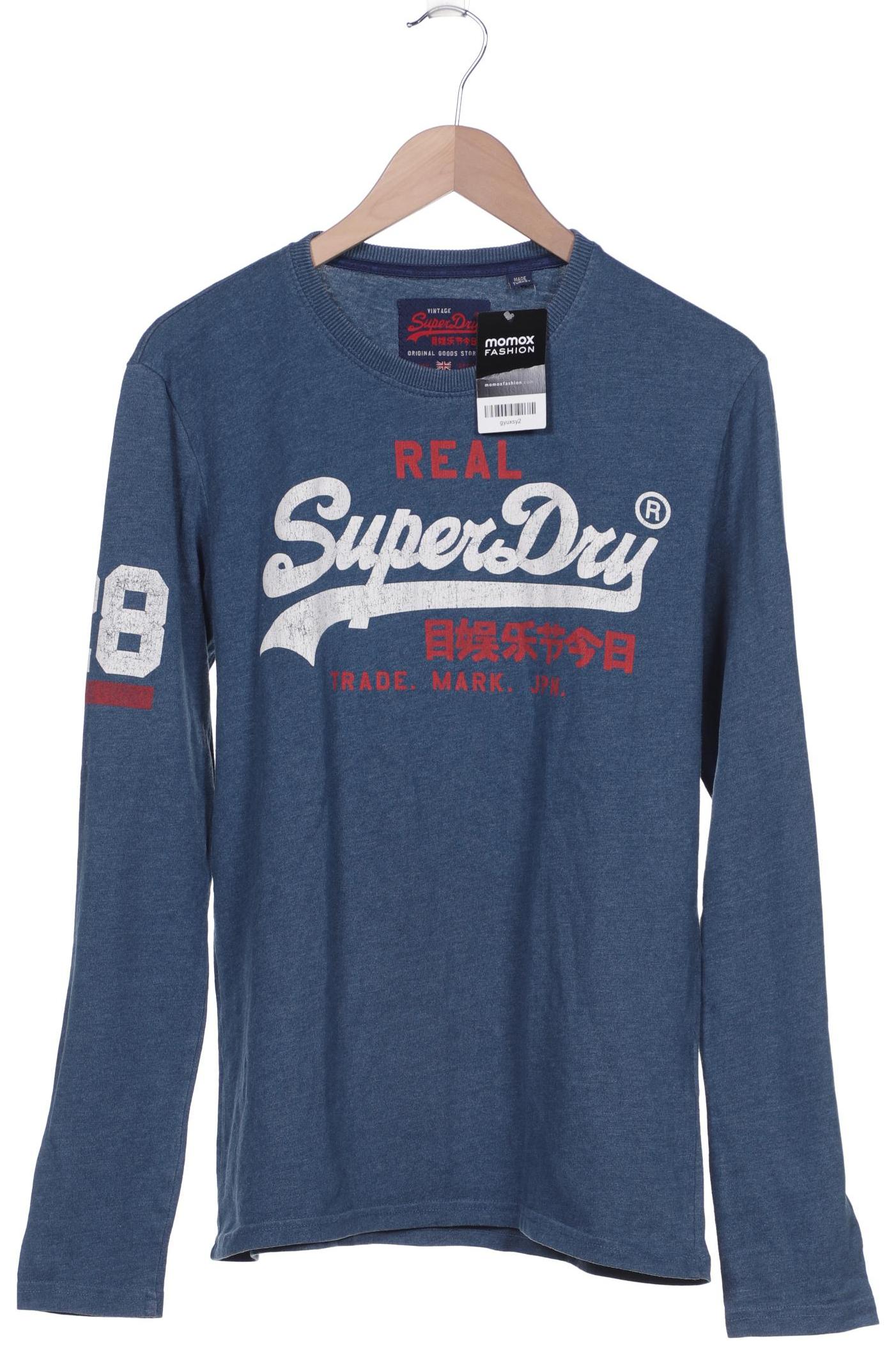 

Superdry Herren Langarmshirt, blau, Gr. 48