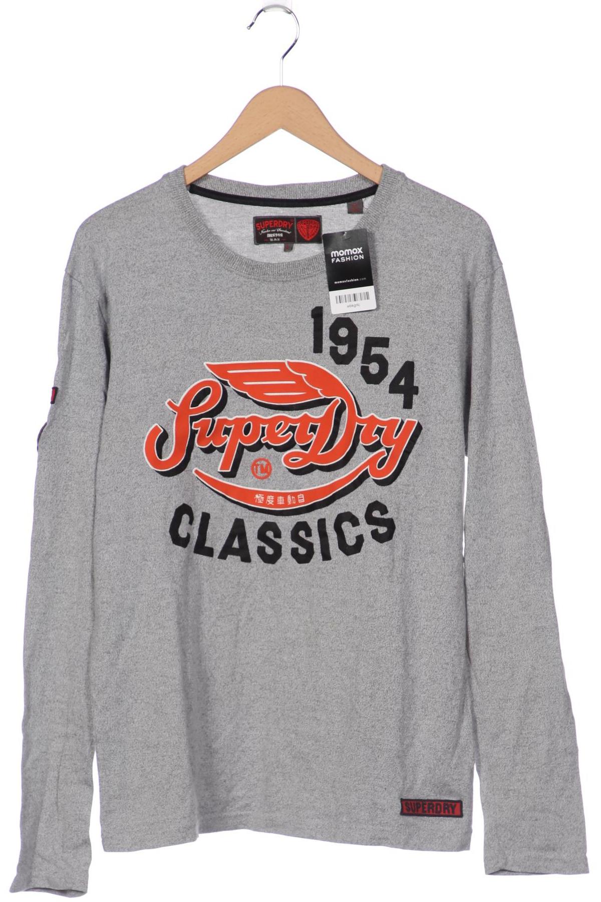 

Superdry Herren Langarmshirt, grau