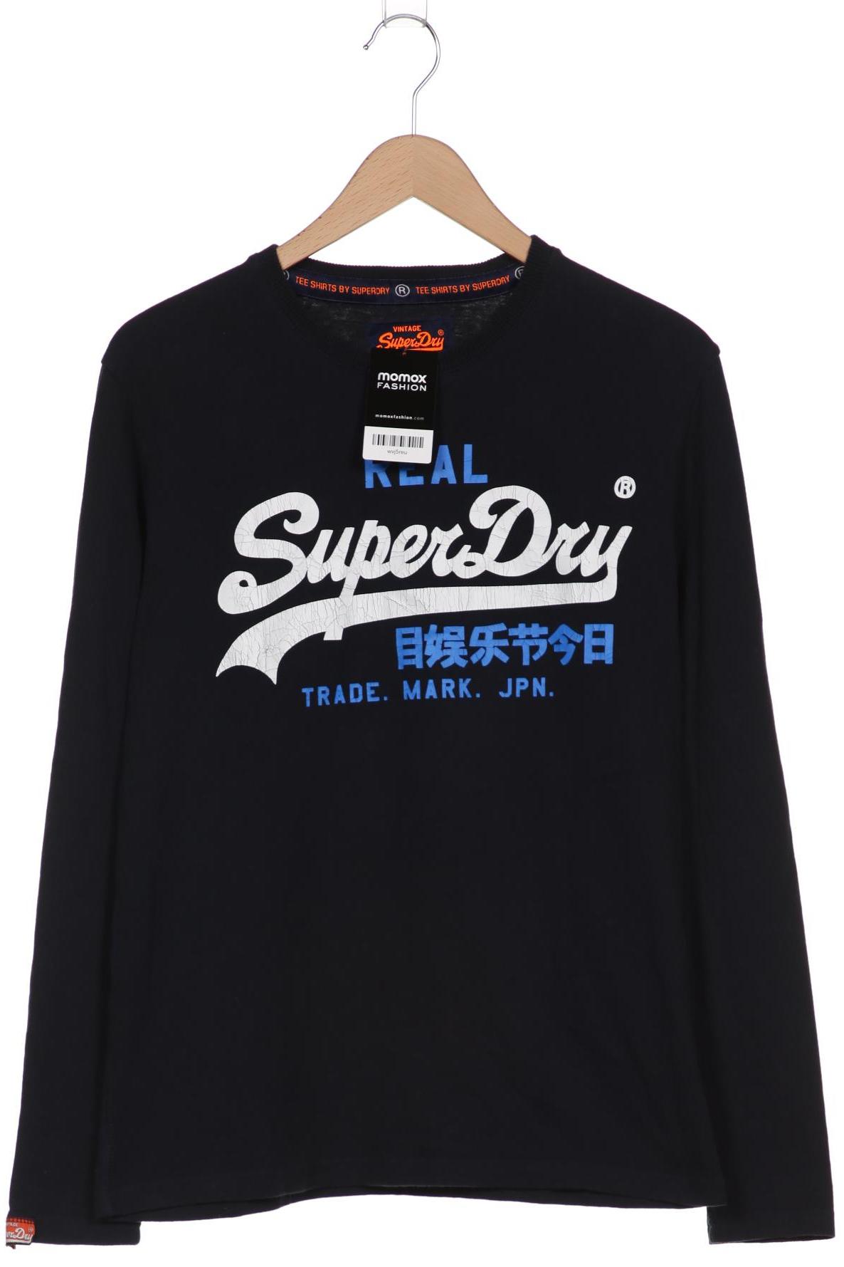 

Superdry Herren Langarmshirt, marineblau