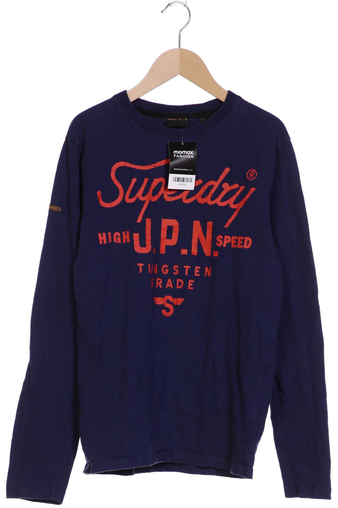 

Superdry Herren Langarmshirt, marineblau