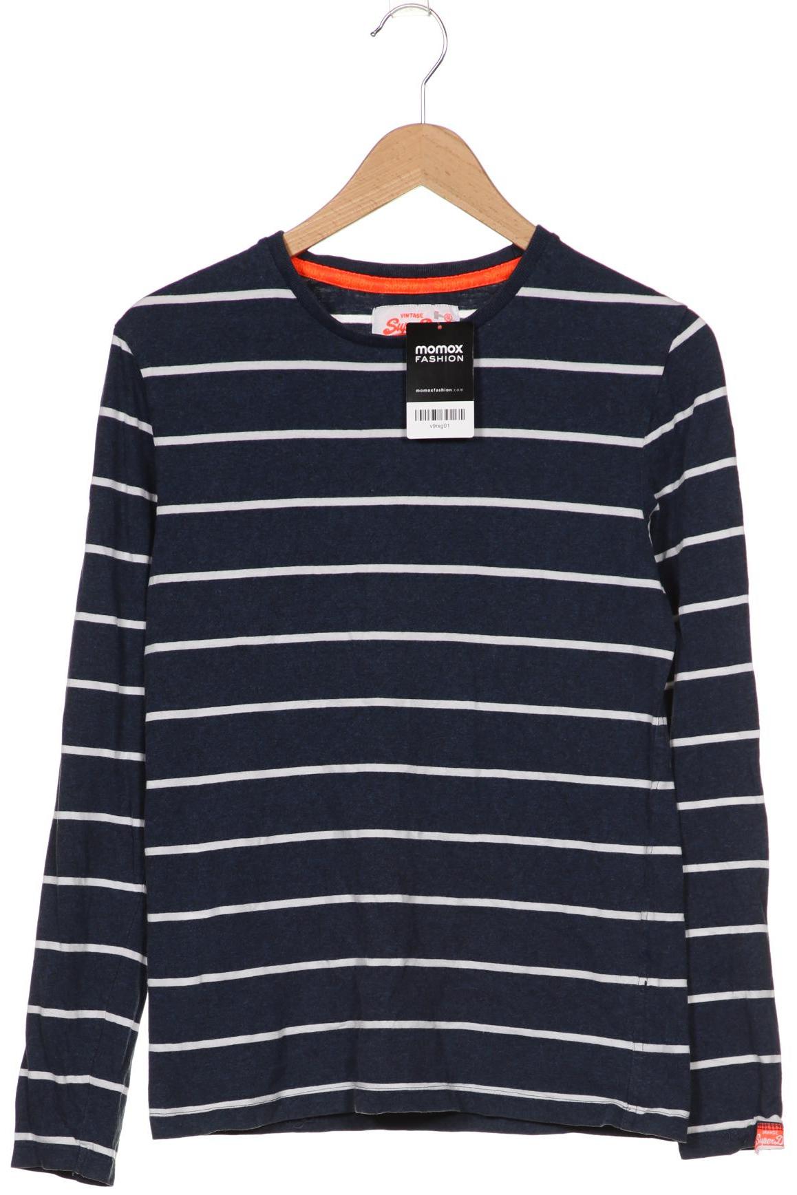 

Superdry Herren Langarmshirt, marineblau