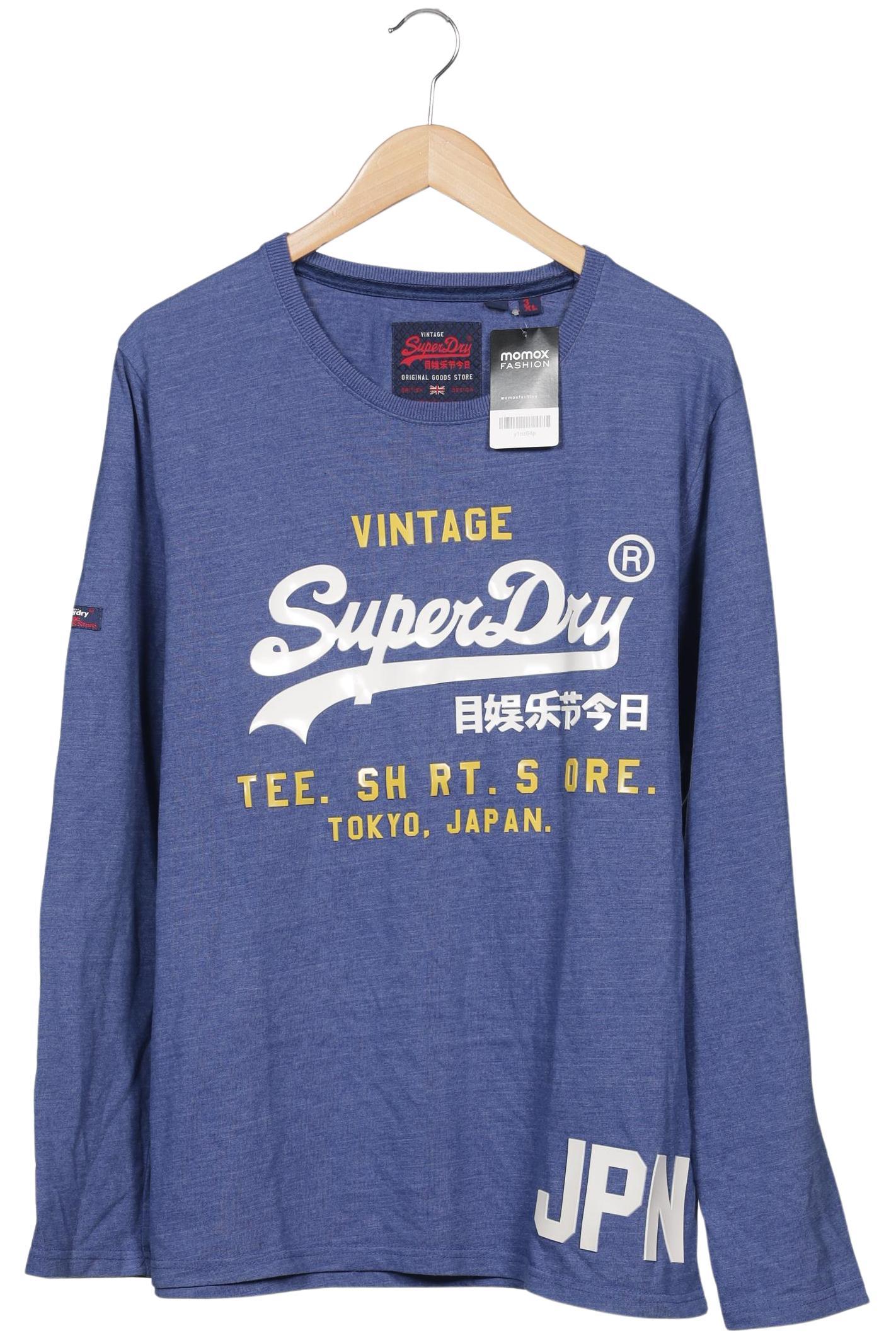 

Superdry Herren Langarmshirt, blau, Gr. 58