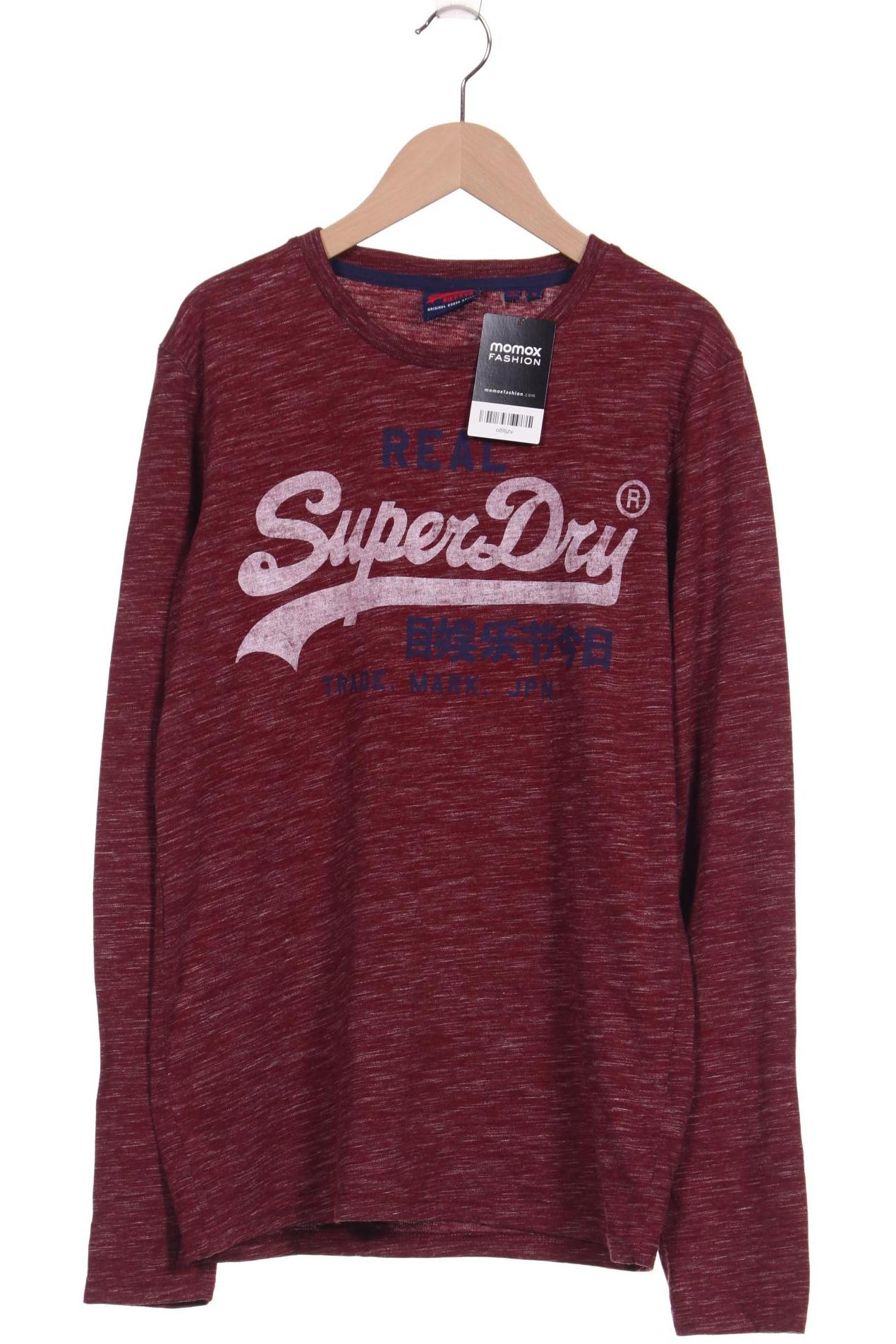 

Superdry Herren Langarmshirt, bordeaux, Gr. 46