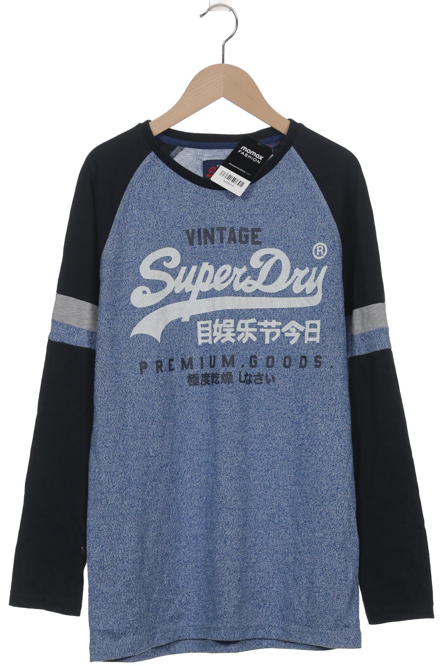 

Superdry Herren Langarmshirt, blau, Gr. 52