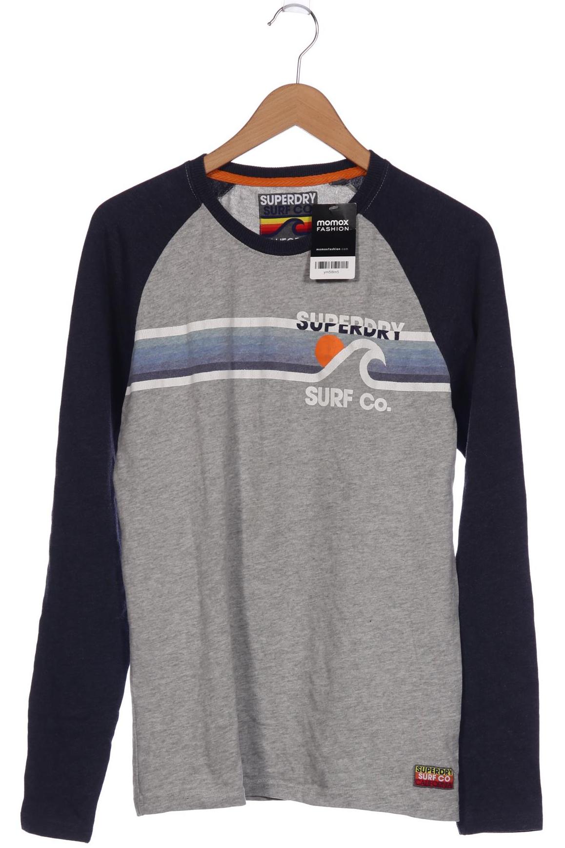 

Superdry Herren Langarmshirt, grau