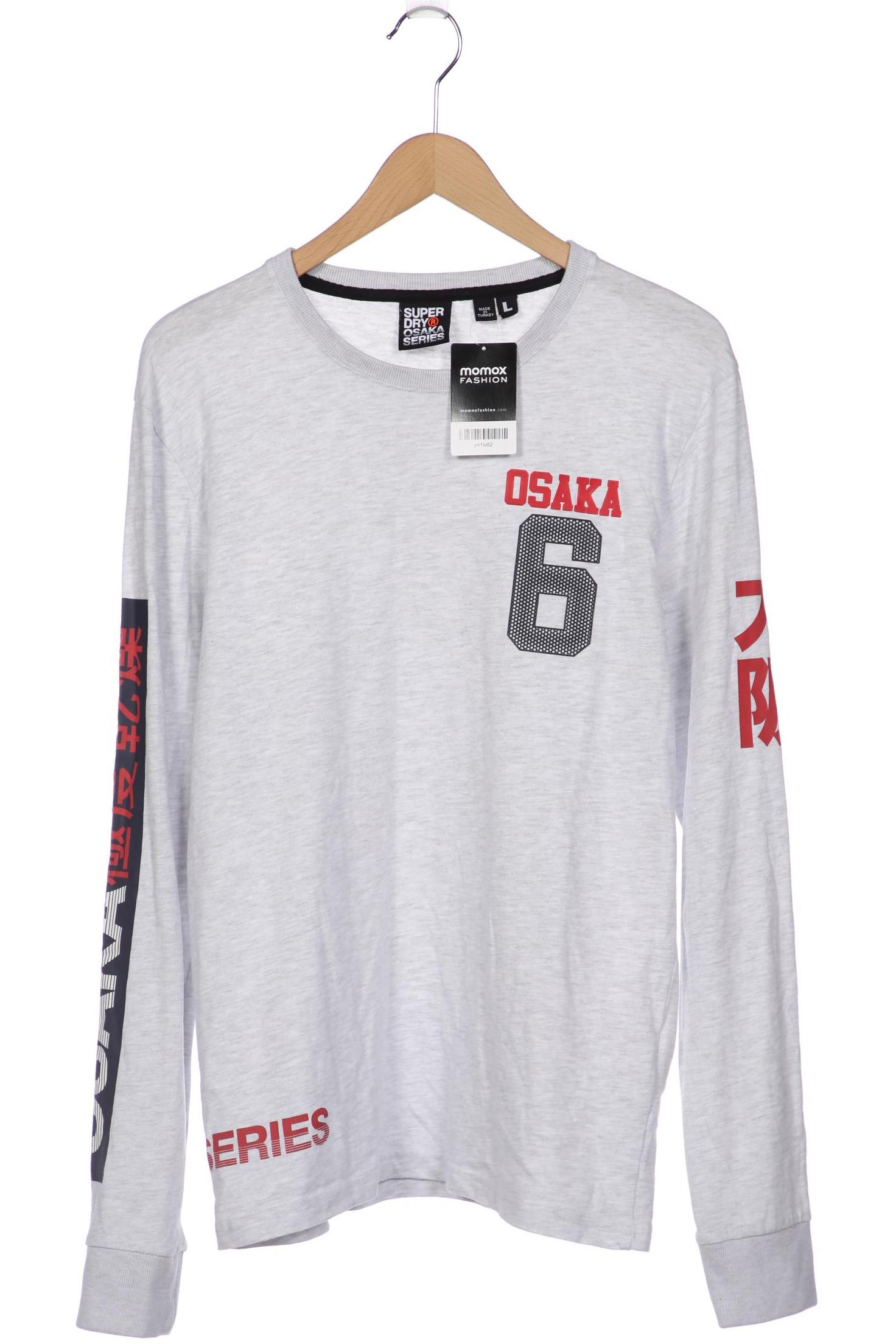 

Superdry Herren Langarmshirt, grau