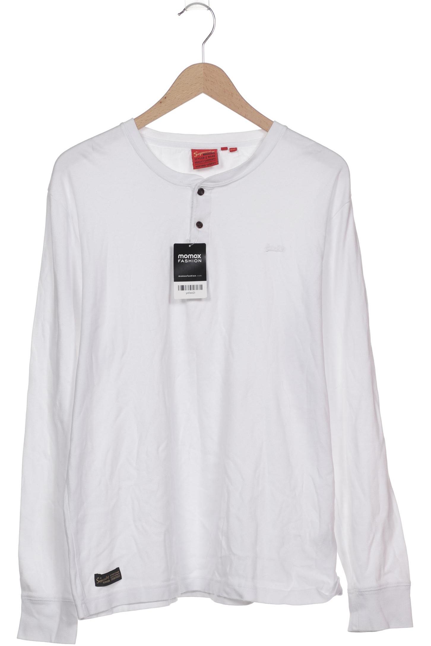 

Superdry Herren Langarmshirt, weiß, Gr. 56