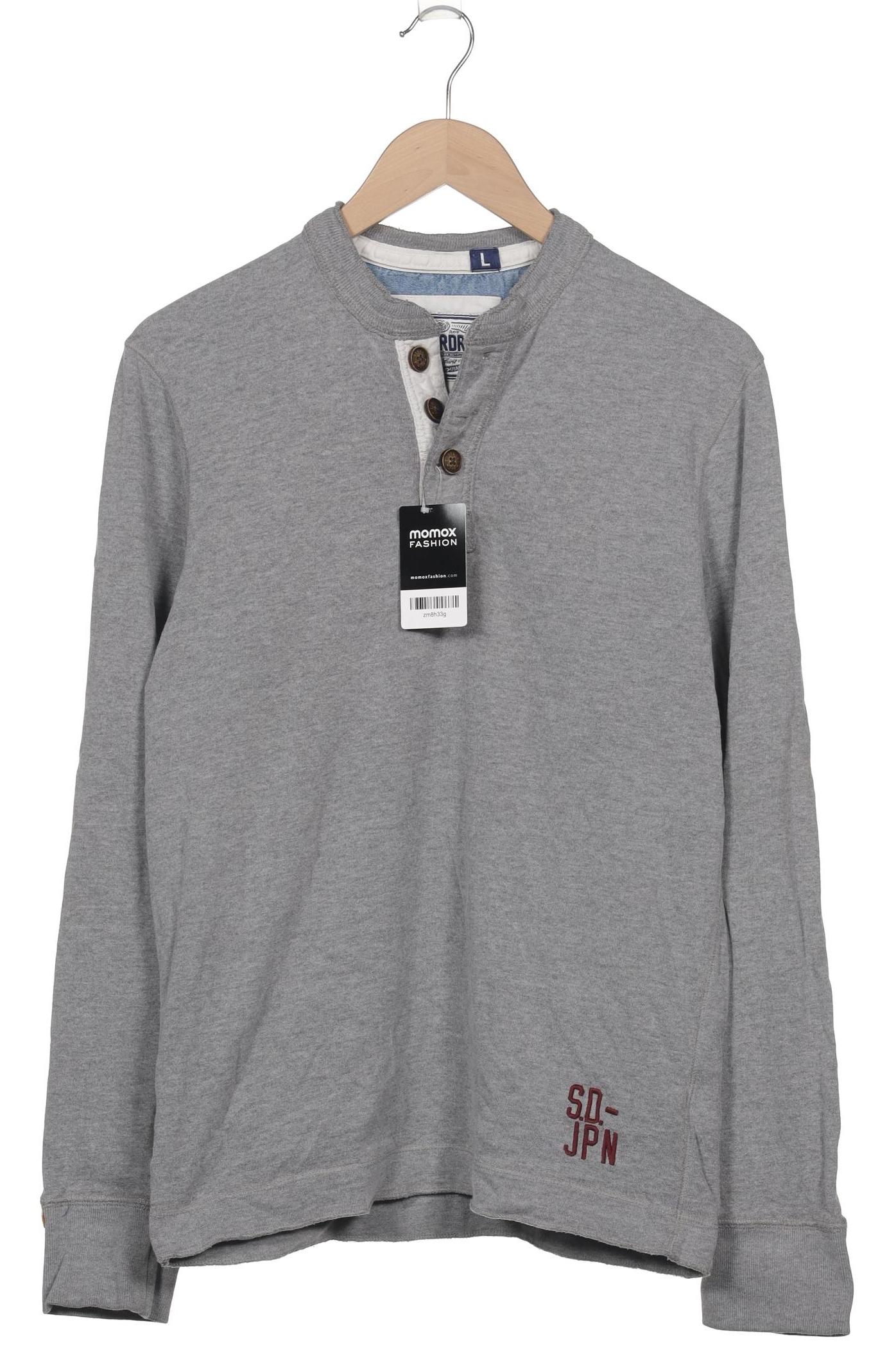 

Superdry Herren Langarmshirt, grau, Gr. 52