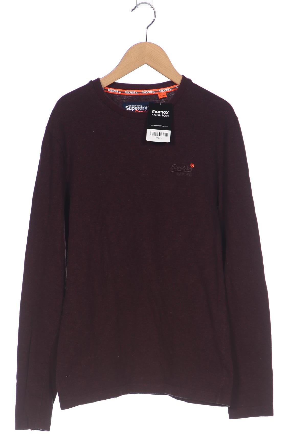 

Superdry Herren Langarmshirt, bordeaux, Gr. 46