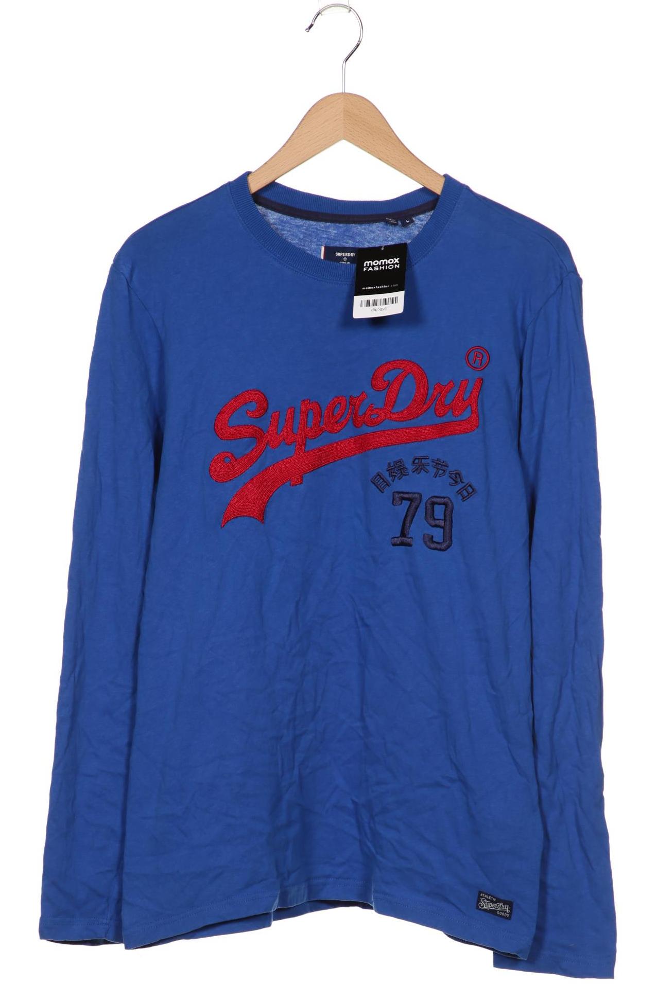 

Superdry Herren Langarmshirt, blau, Gr. 52