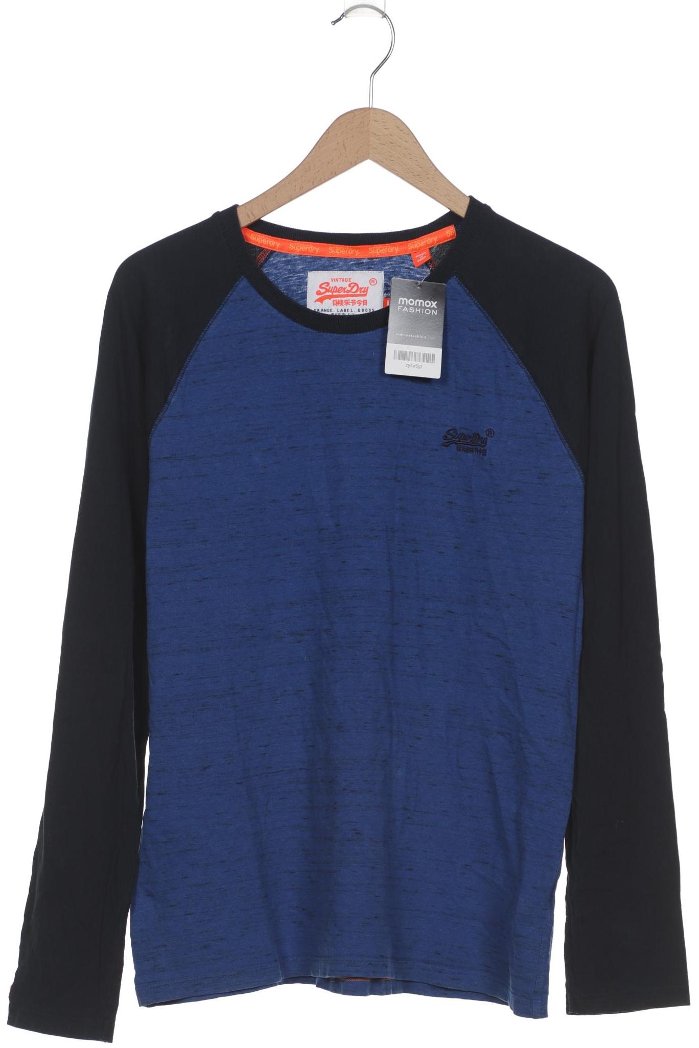 

Superdry Herren Langarmshirt, blau, Gr. 52