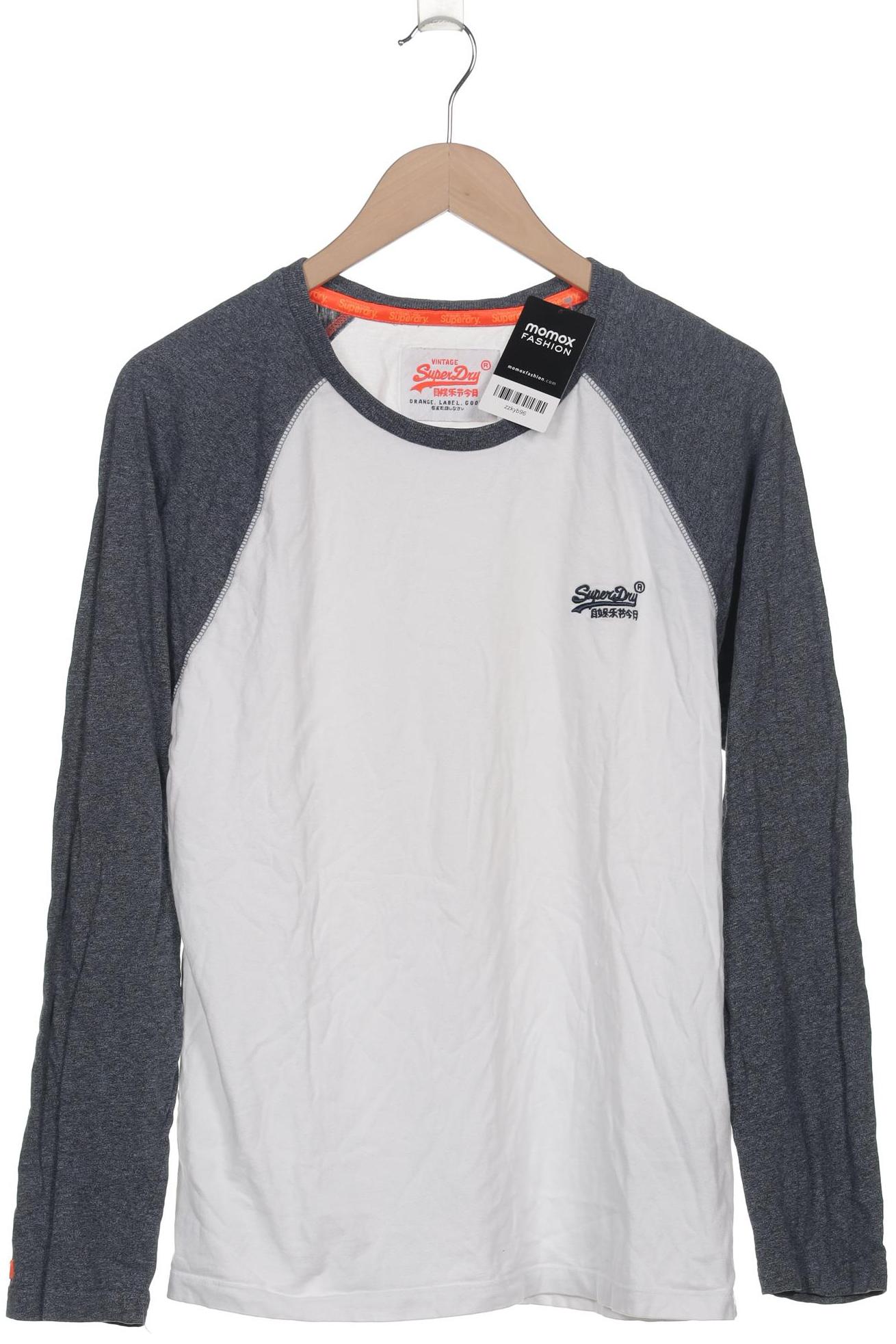 

Superdry Herren Langarmshirt, weiß, Gr. 52