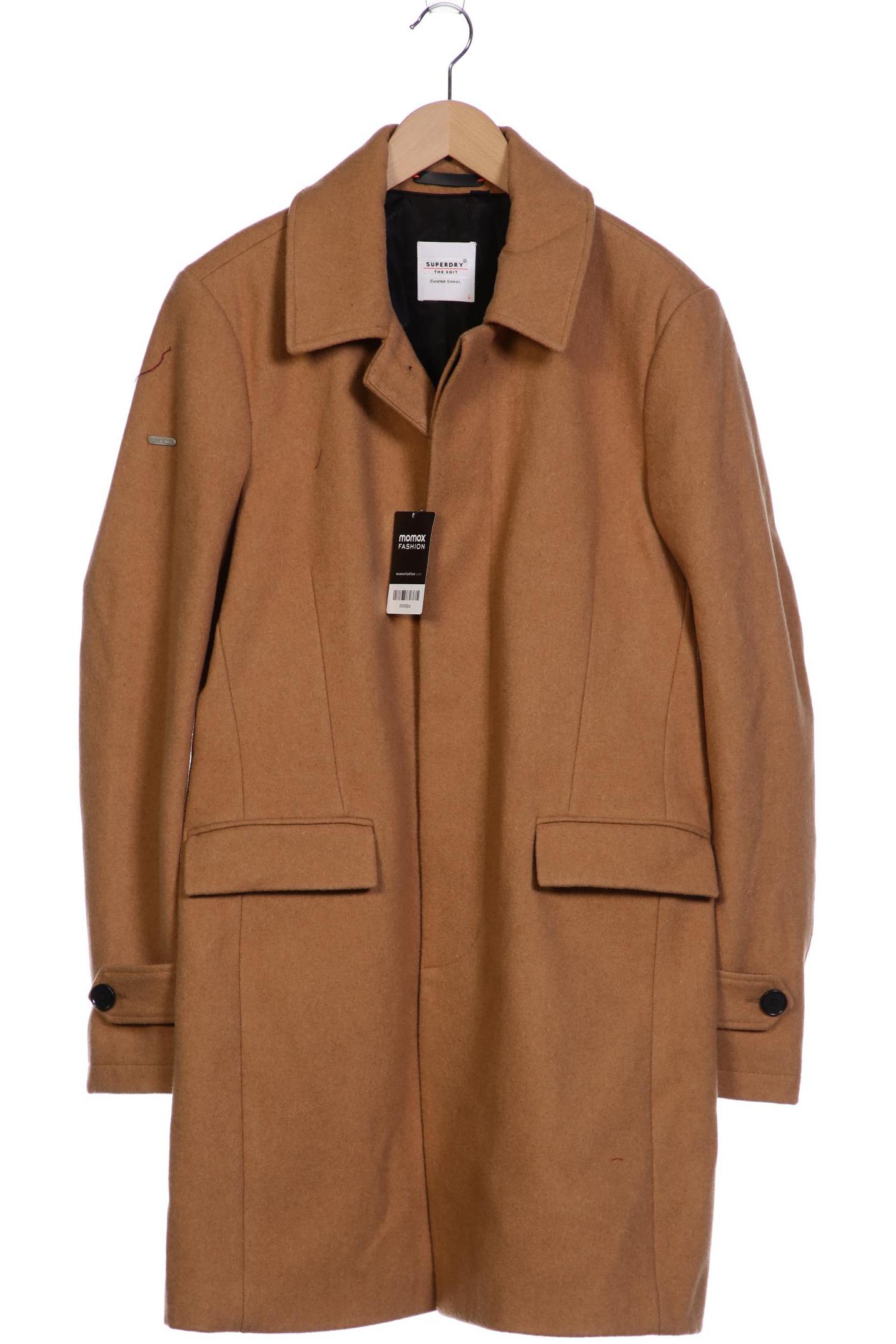 

Superdry Herren Mantel, beige, Gr. 52