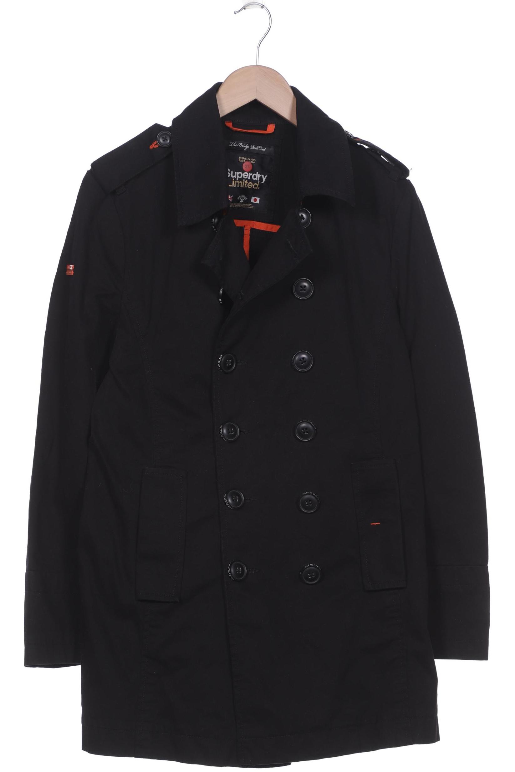 

Superdry Herren Mantel, schwarz