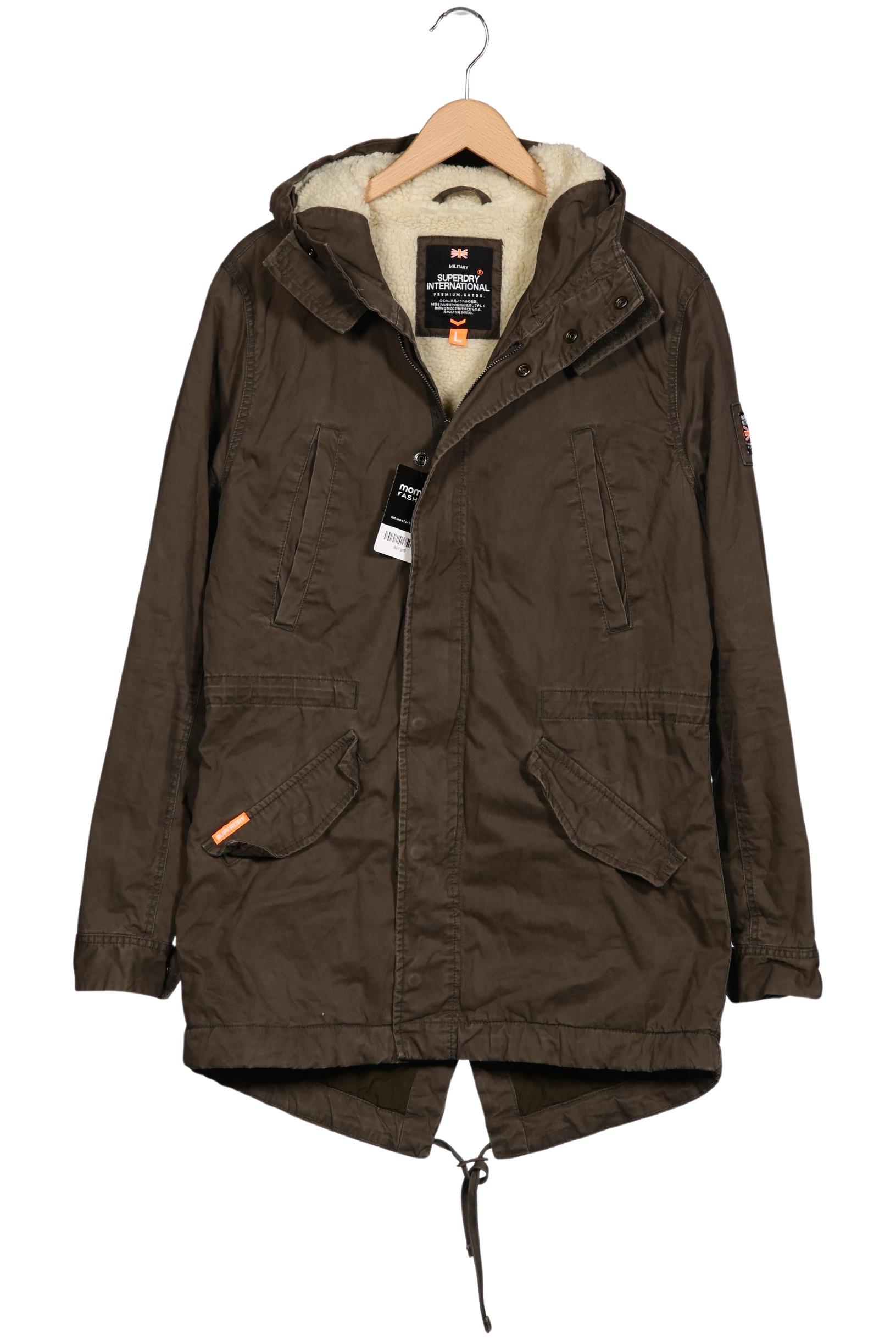 

Superdry Herren Mantel, grün, Gr. 52