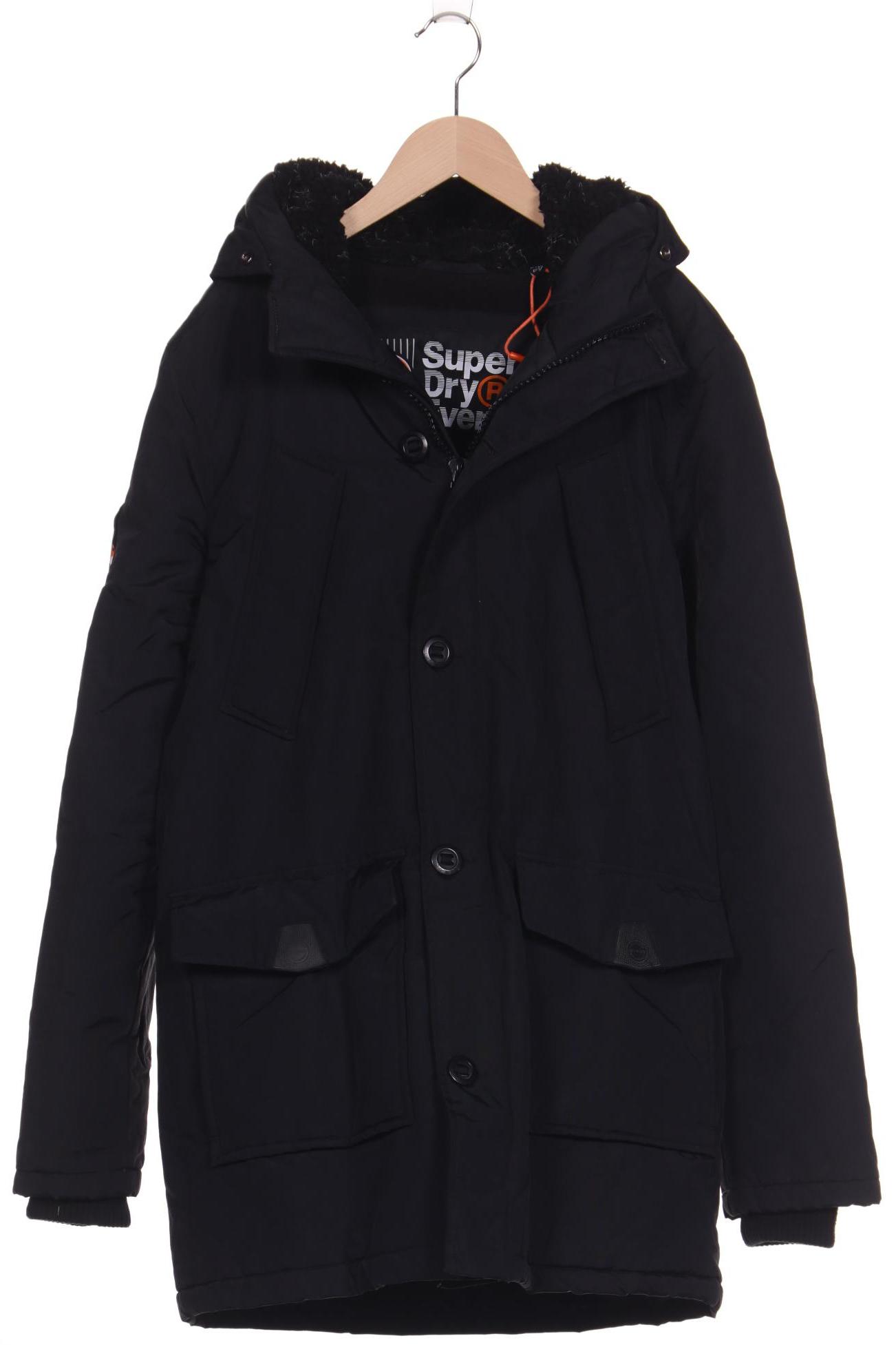 

Superdry Herren Mantel, schwarz