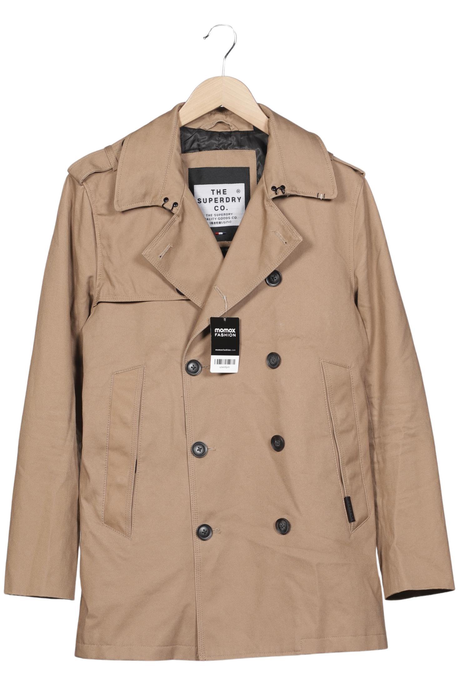 

Superdry Herren Mantel, beige, Gr. 48