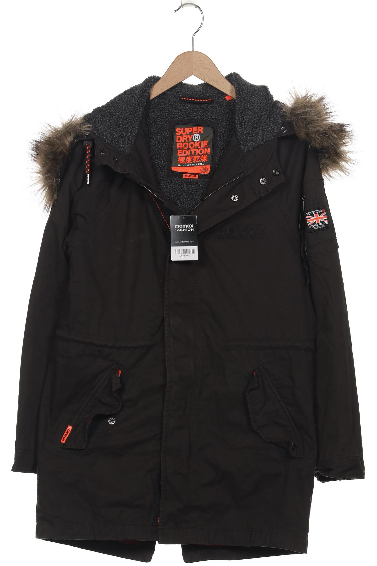 

Superdry Herren Mantel, schwarz, Gr. 48
