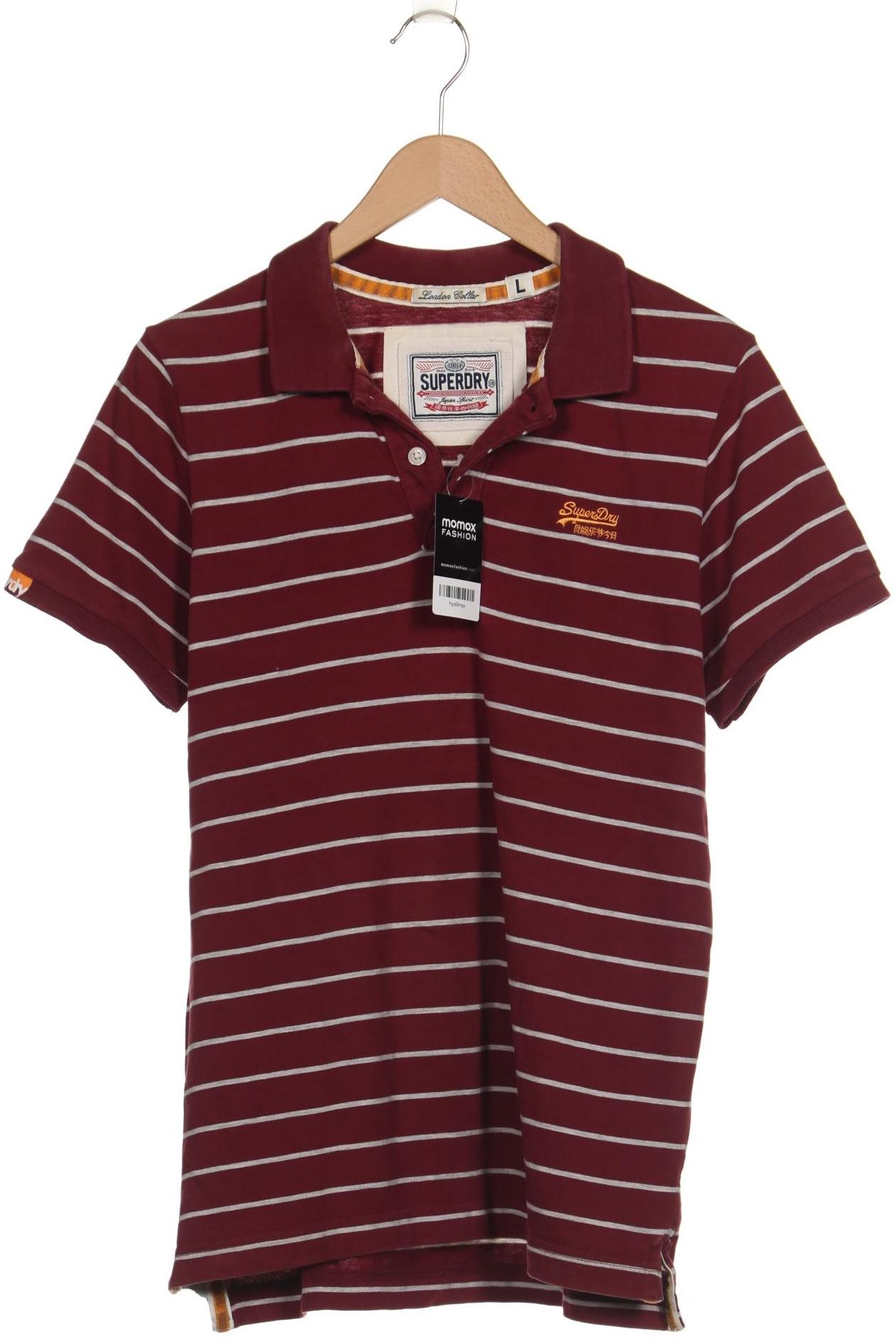 

Superdry Herren Poloshirt, bordeaux, Gr. 52