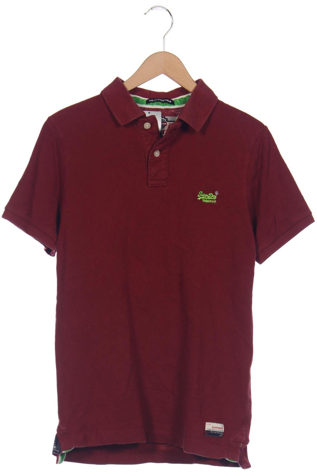 

Superdry Herren Poloshirt, bordeaux, Gr. 54