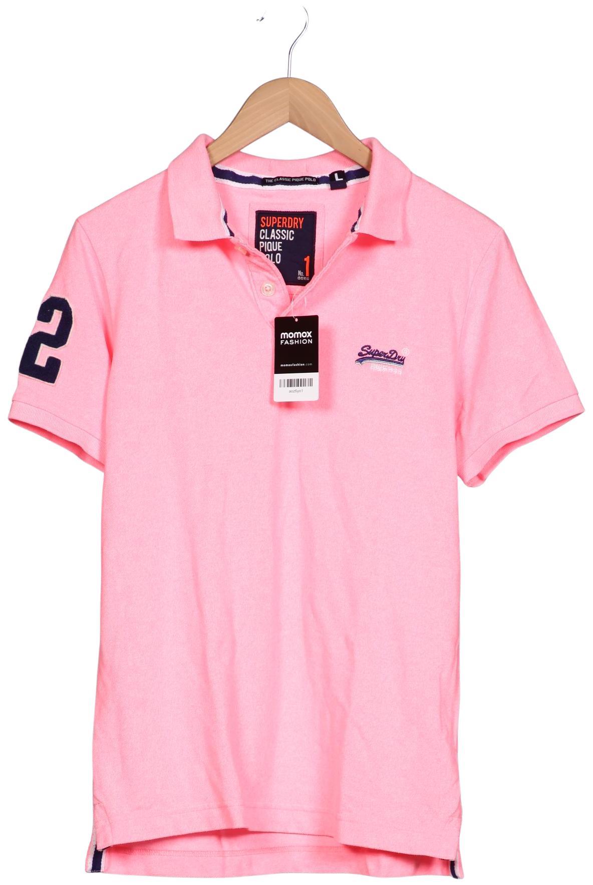 

Superdry Herren Poloshirt, pink, Gr. 52