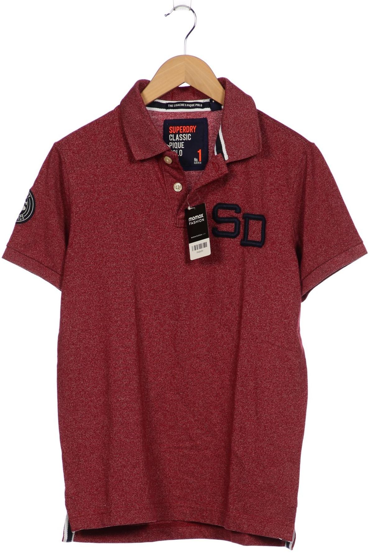 

Superdry Herren Poloshirt, bordeaux, Gr. 52