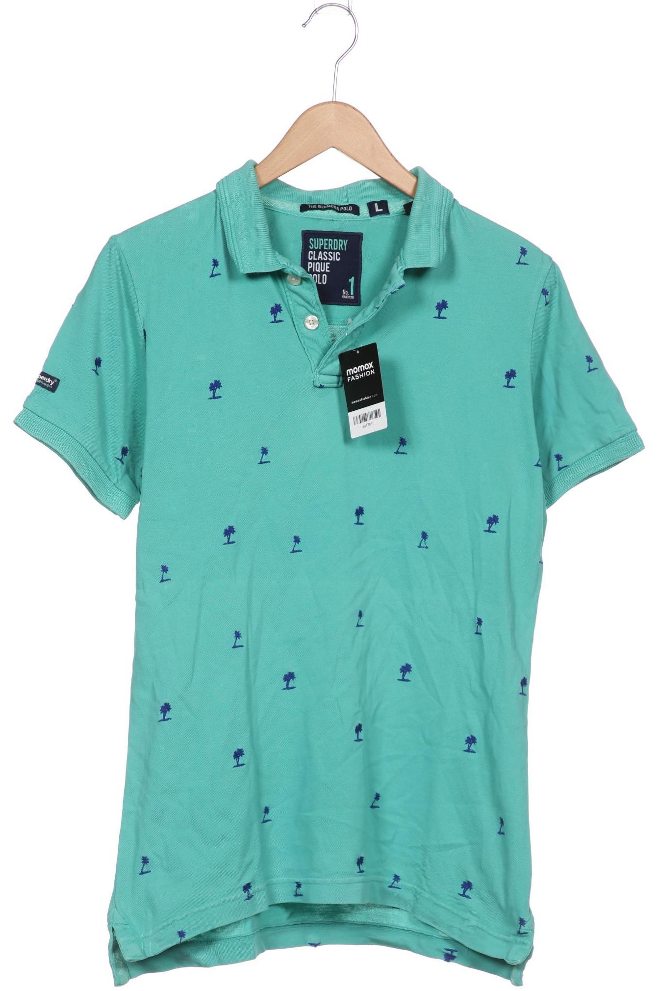 

Superdry Herren Poloshirt, türkis, Gr. 52