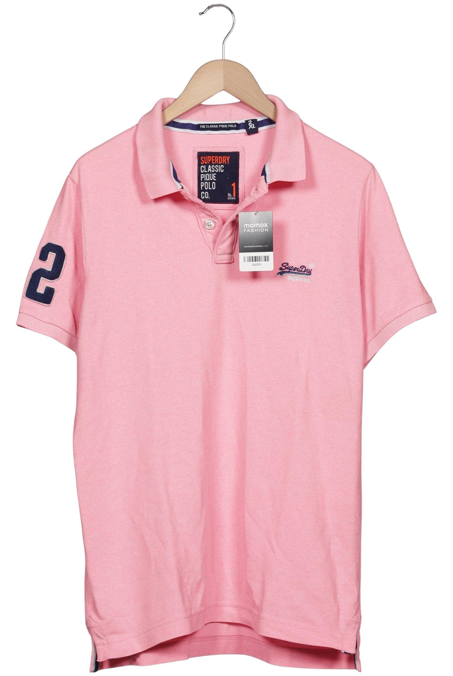

Superdry Herren Poloshirt, pink, Gr. 56