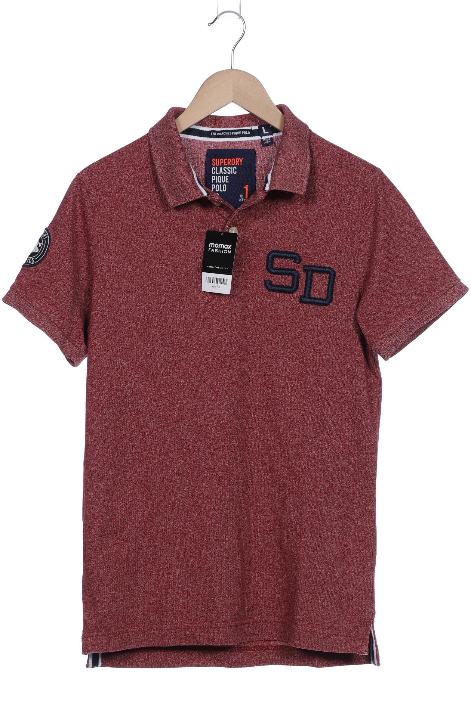 

Superdry Herren Poloshirt, bordeaux, Gr. 52