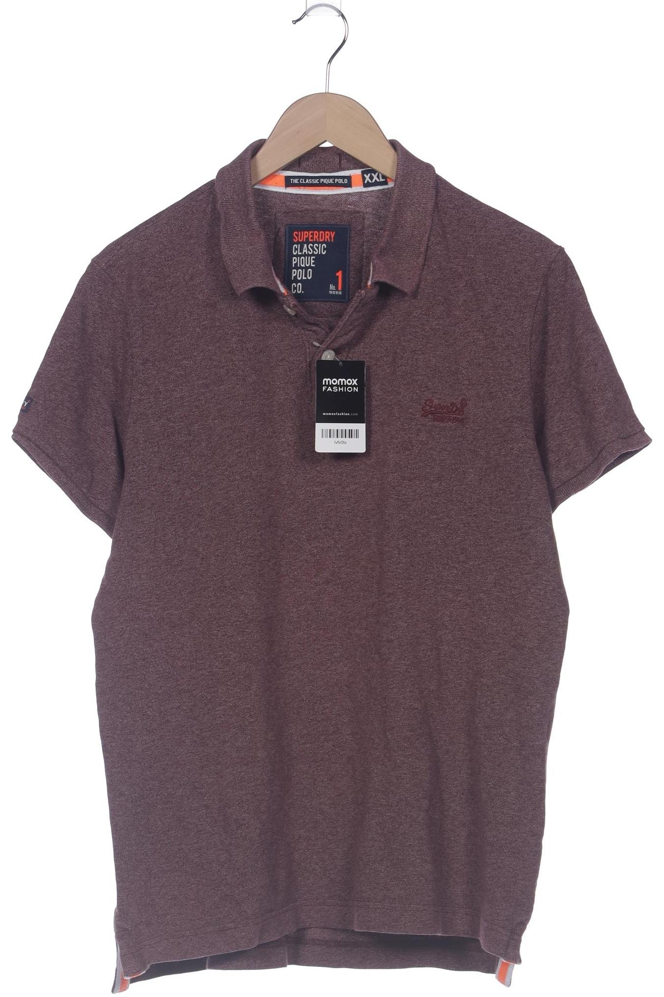 

Superdry Herren Poloshirt, bordeaux, Gr. 56