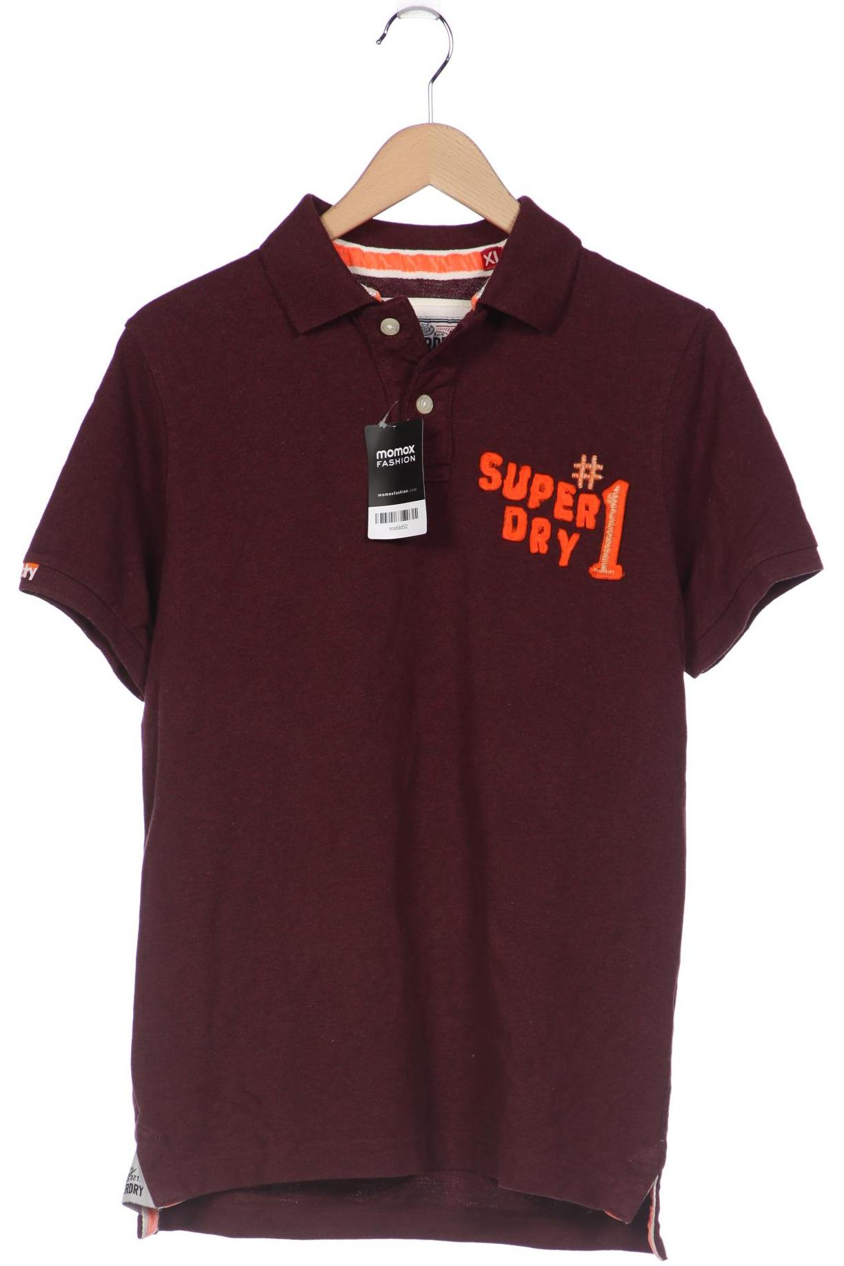 

Superdry Herren Poloshirt, bordeaux