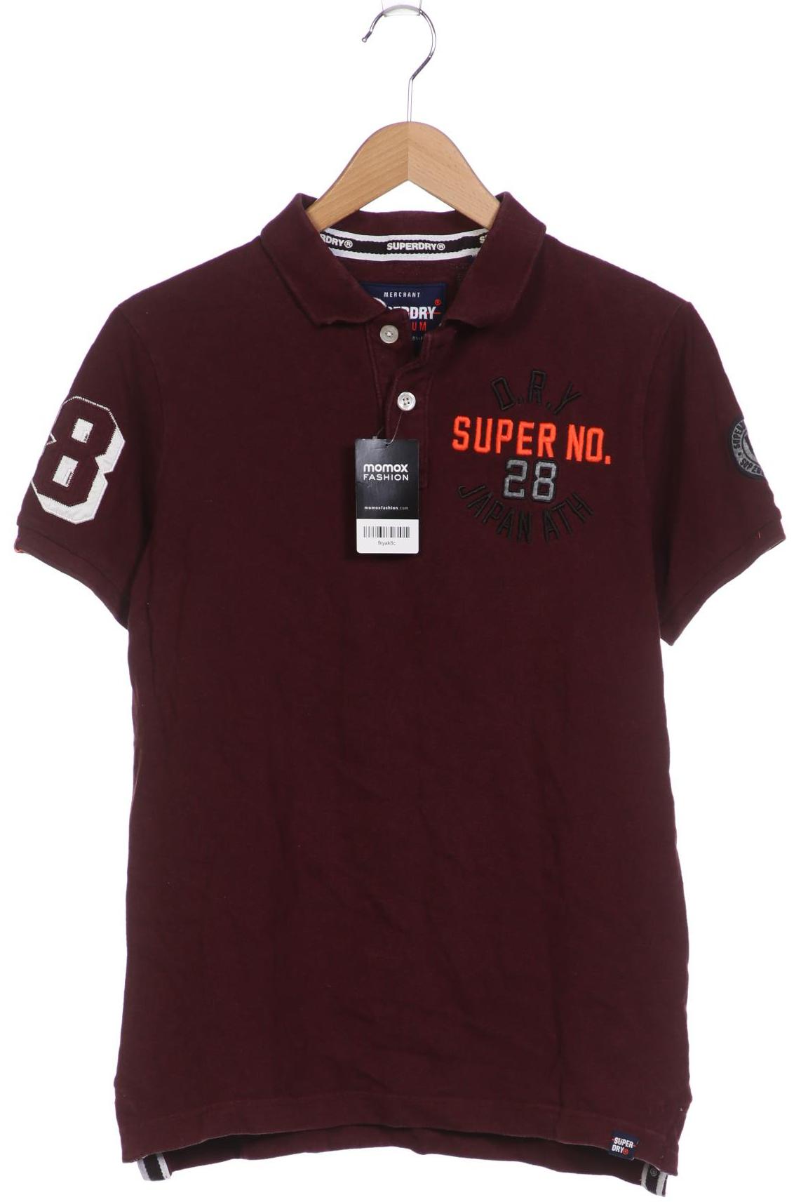

Superdry Herren Poloshirt, bordeaux, Gr. 52