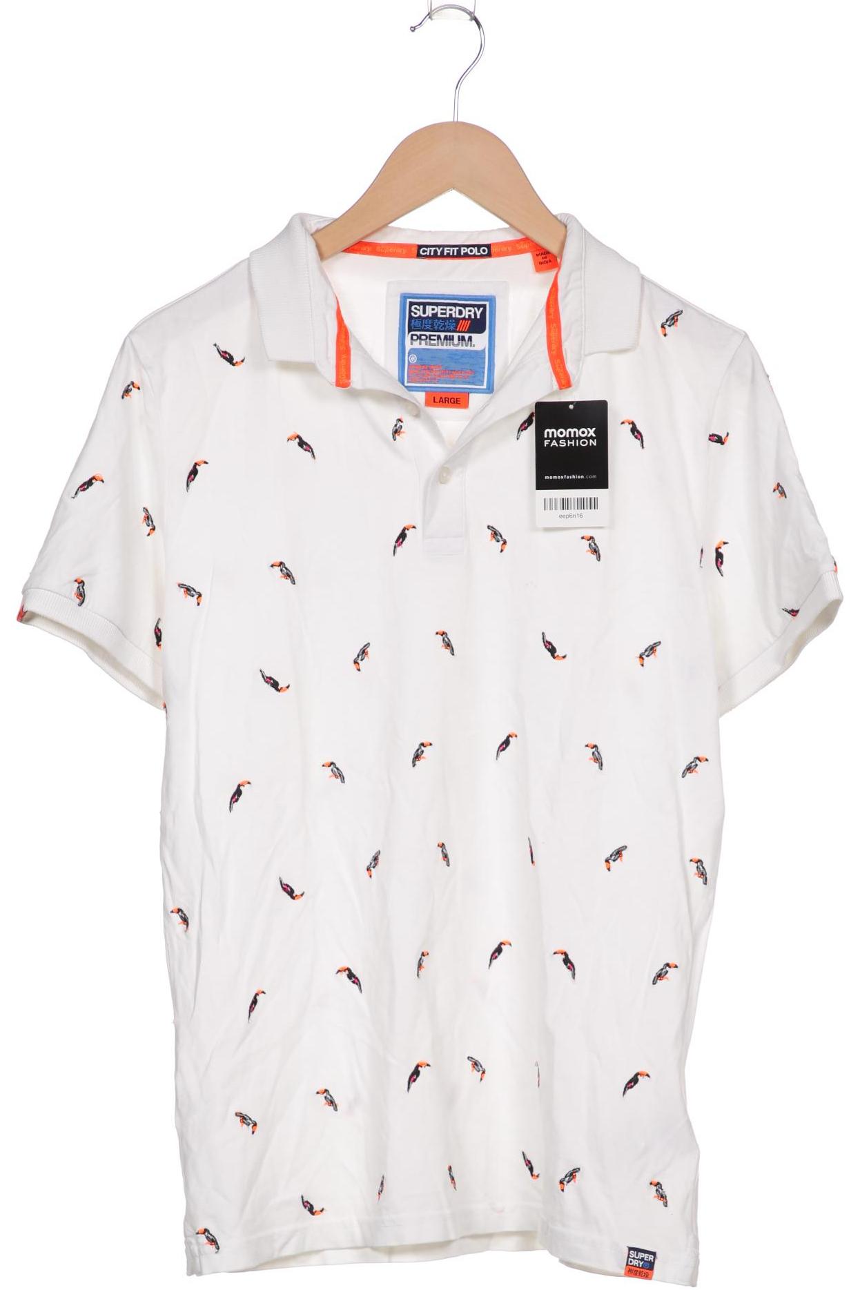 

Superdry Herren Poloshirt, weiß, Gr. 52