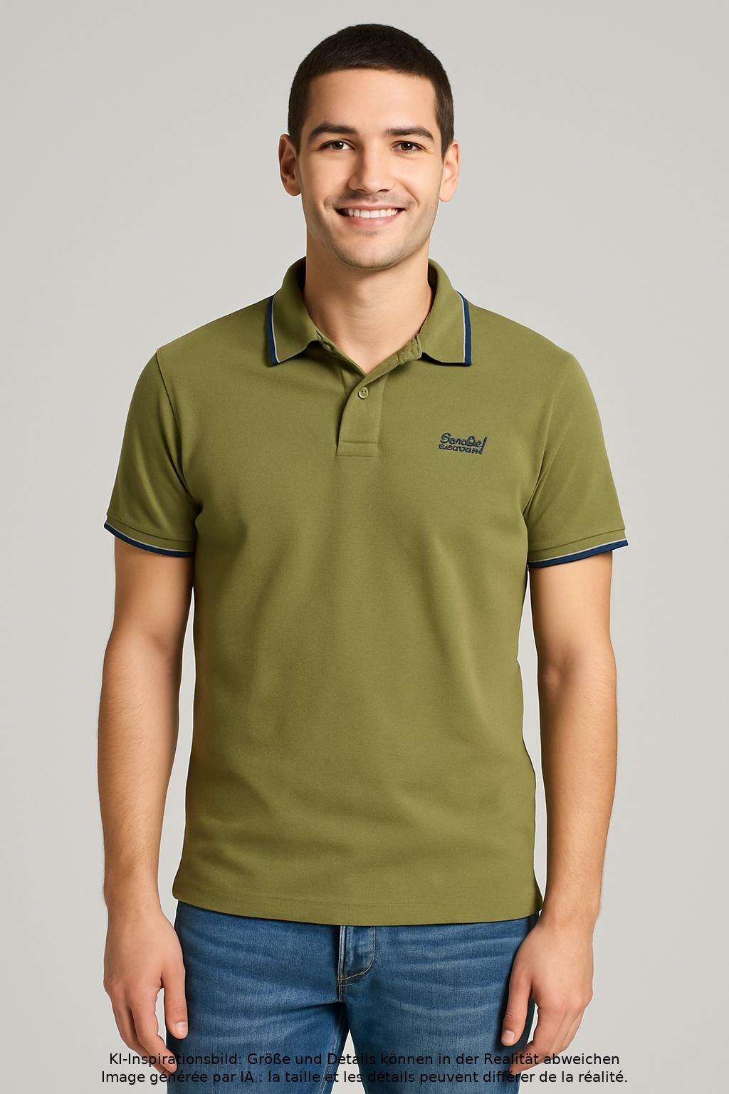 

Superdry Herren Poloshirt, grün, Gr. 52
