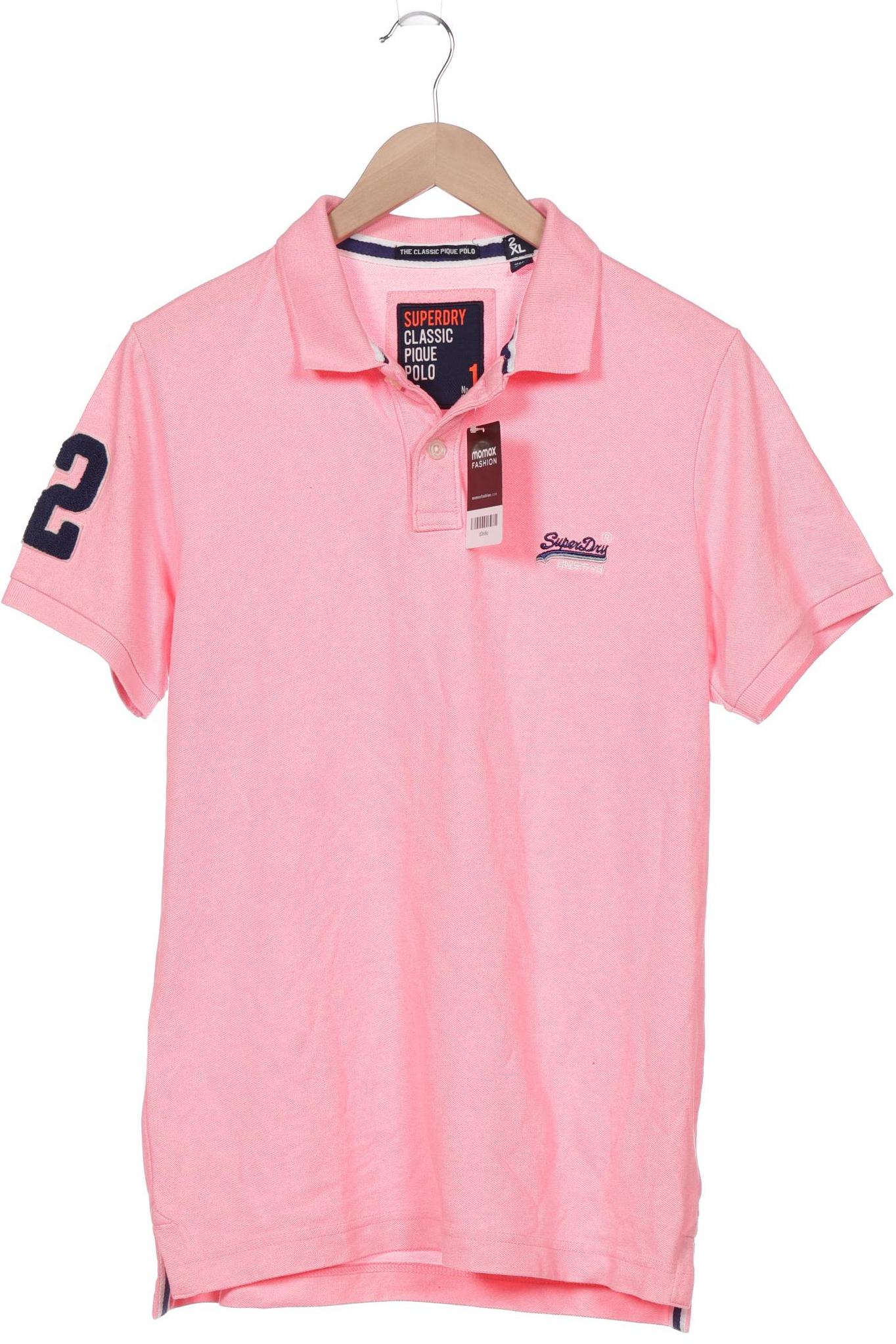 

Superdry Herren Poloshirt, pink, Gr. 56