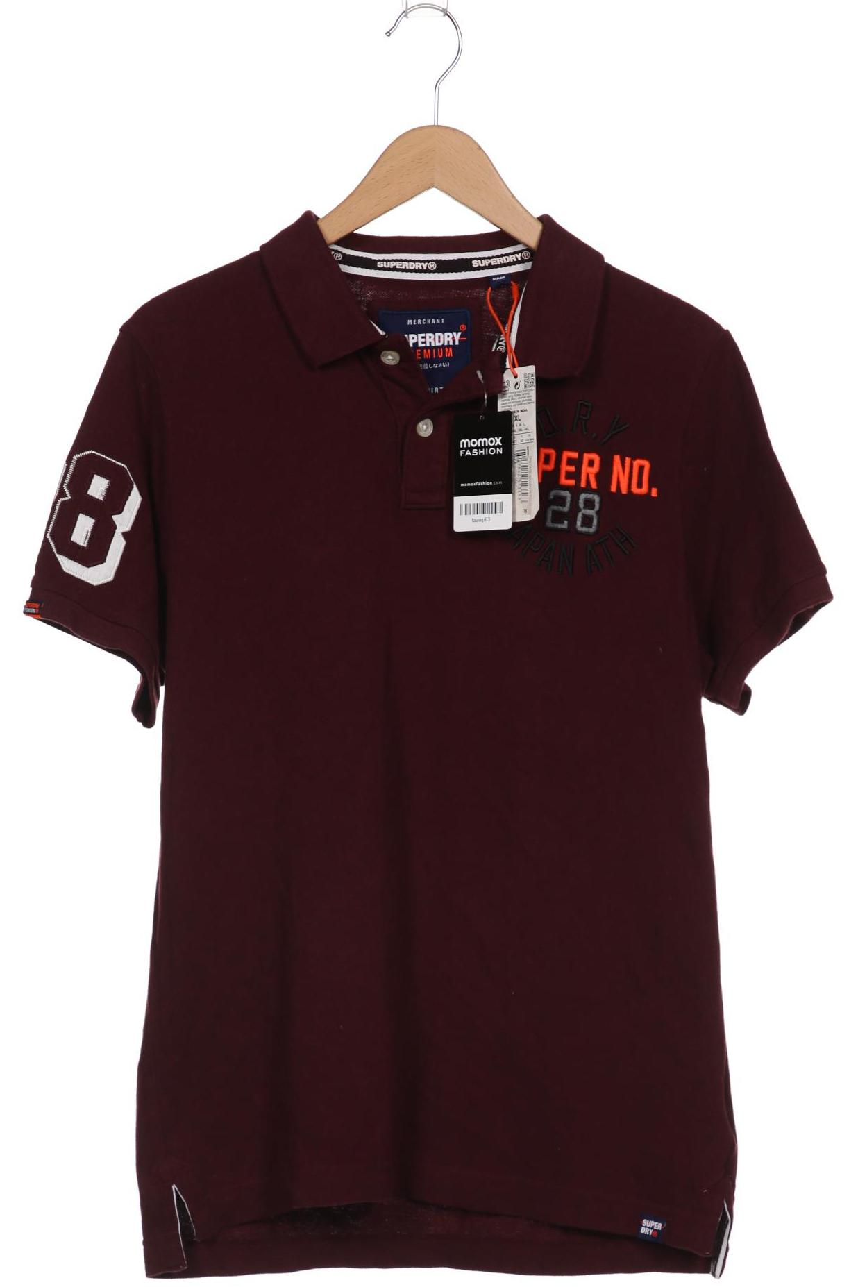 

Superdry Herren Poloshirt, bordeaux