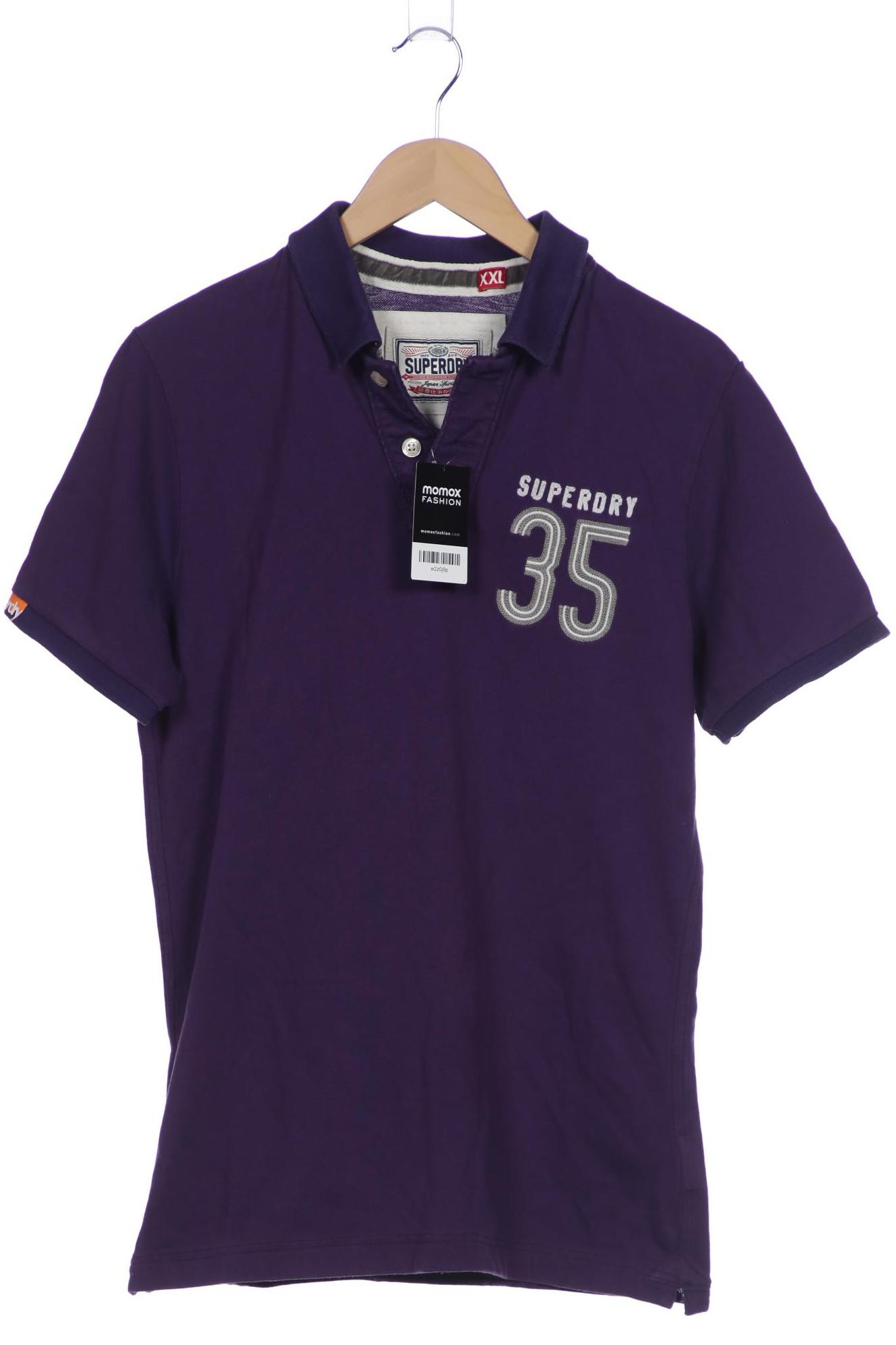 

Superdry Herren Poloshirt, flieder, Gr. 56