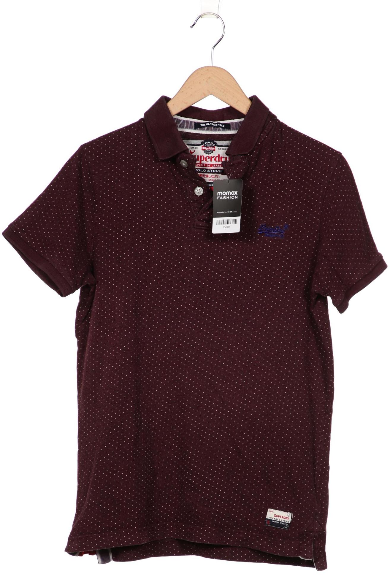 

Superdry Herren Poloshirt, bordeaux, Gr. 52