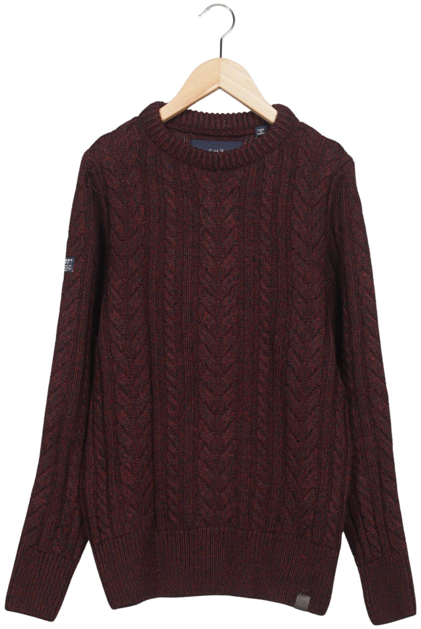 Thumbnail - Superdry Herren Pullover, bordeaux, Gr. 48